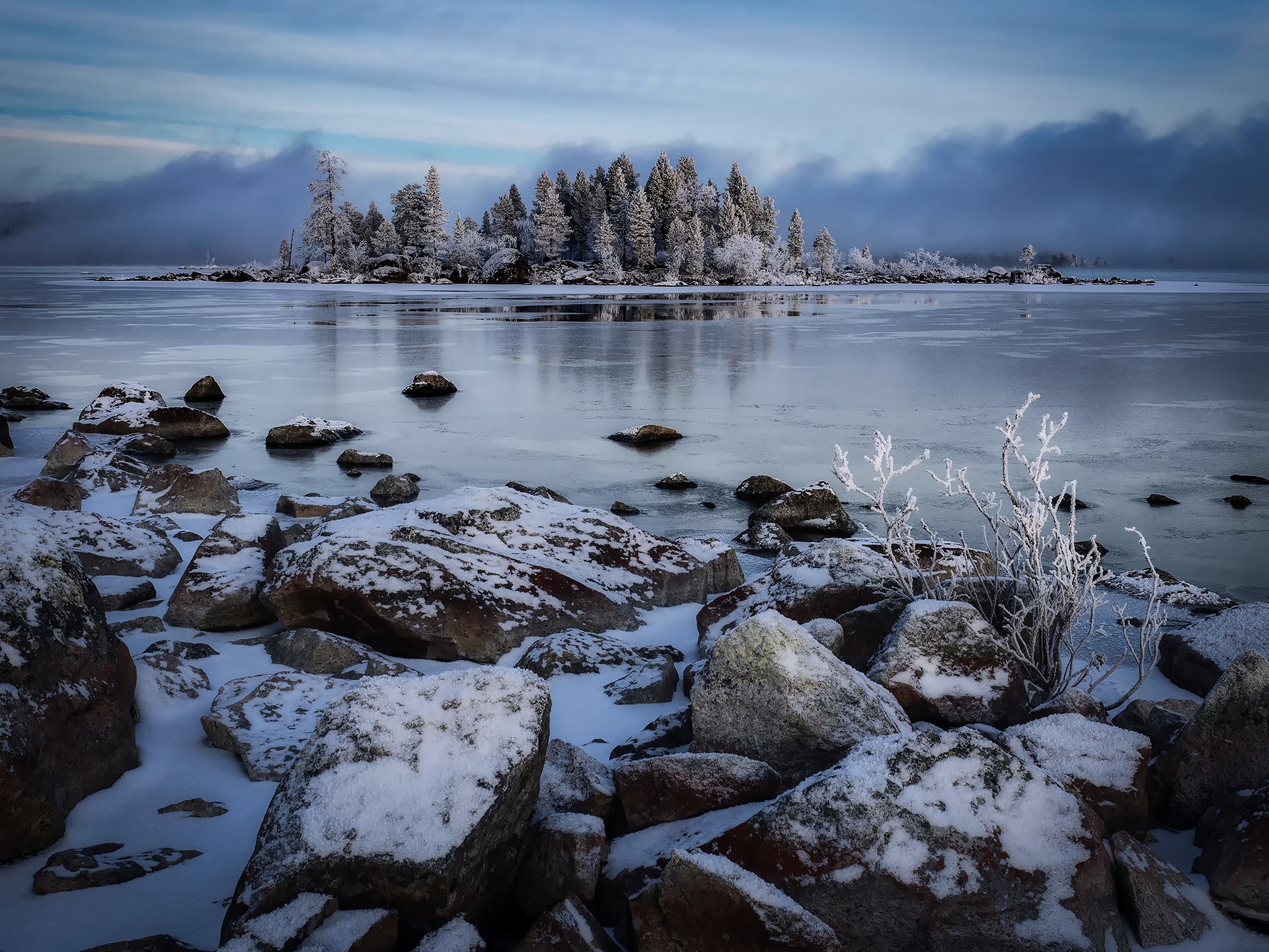 Wallpapers landscape Lapland Finland on the desktop