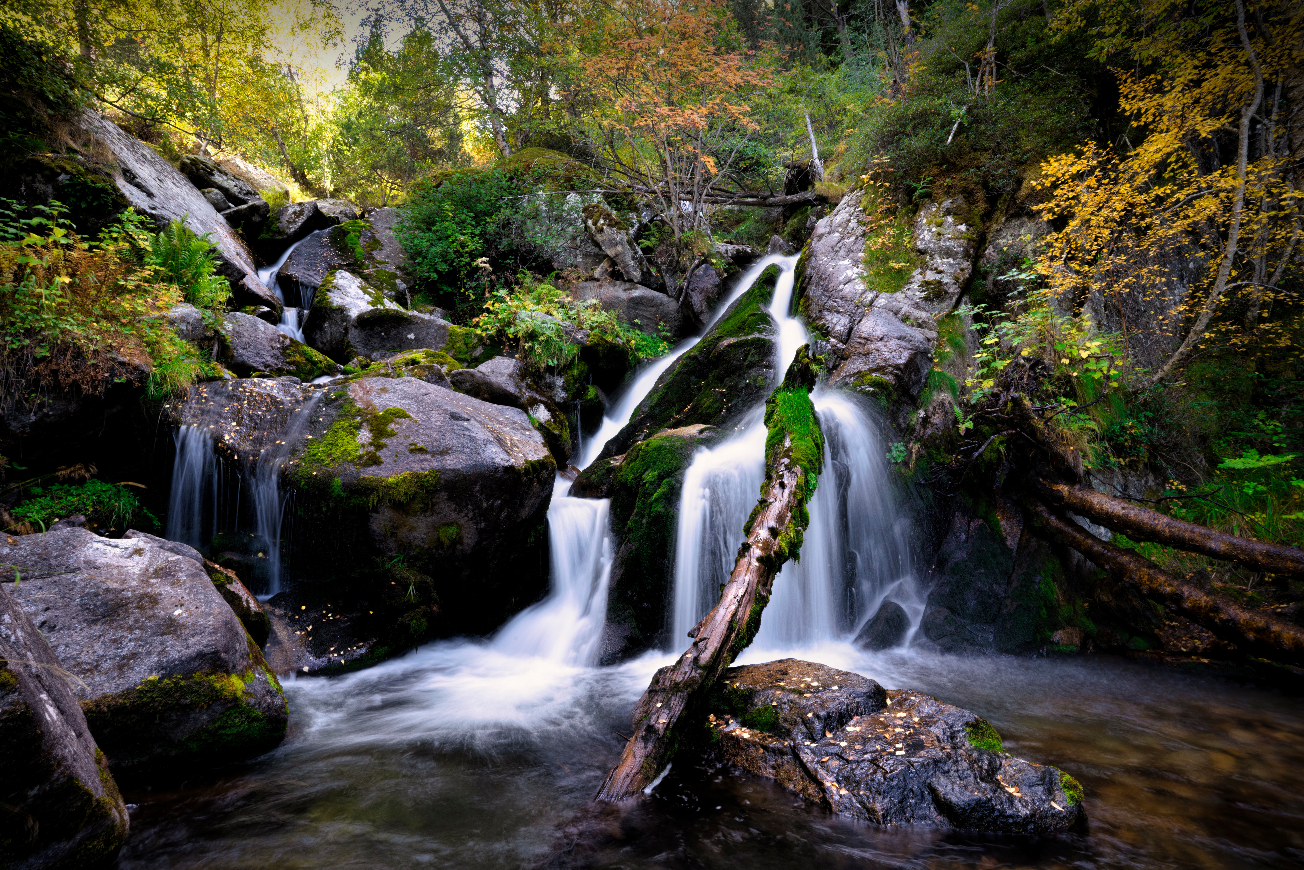 Wallpapers nature waterfalls parks on the desktop