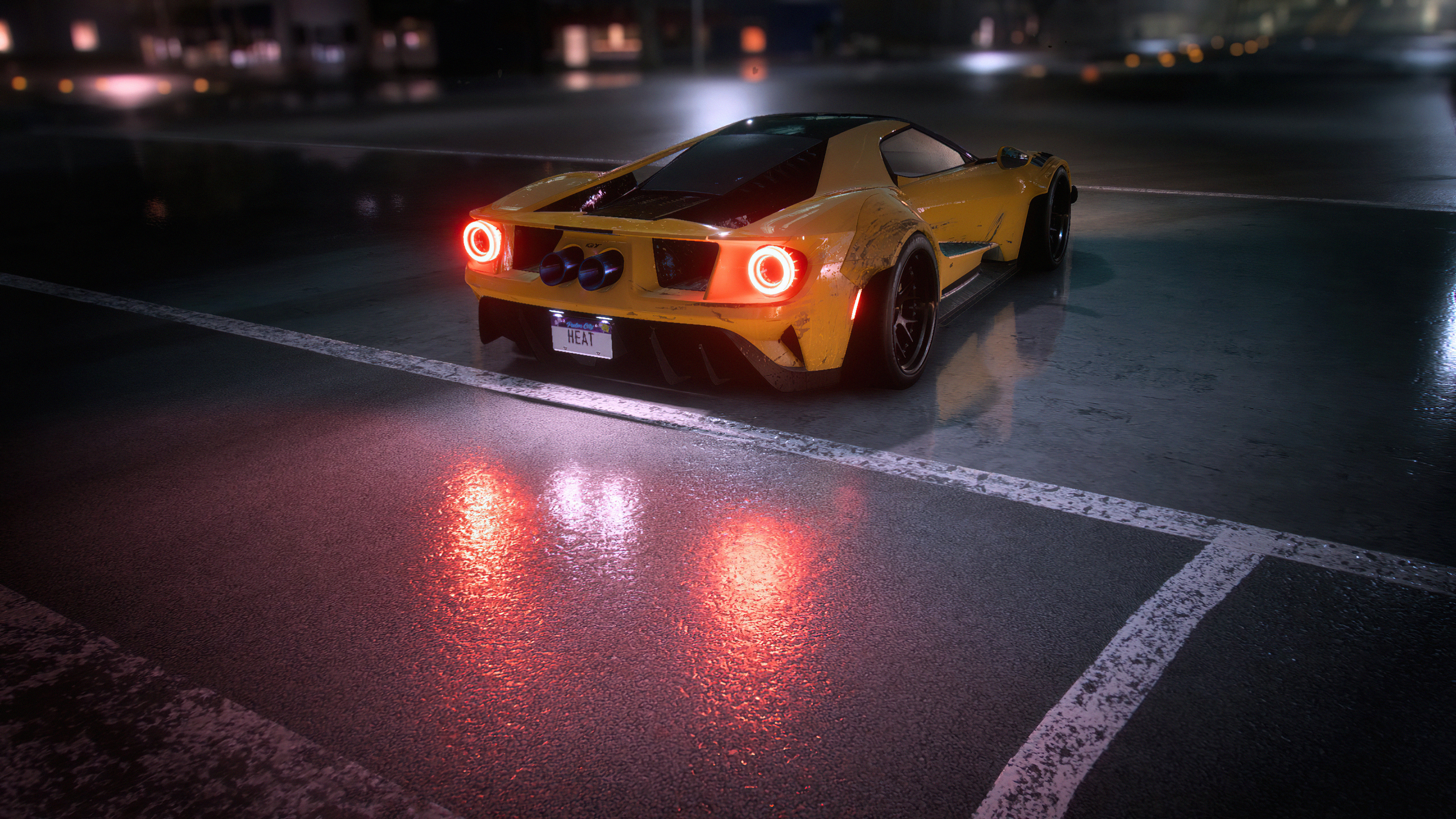 Обои Ford GT Need For Speed Heat Need for Speed на рабочий стол