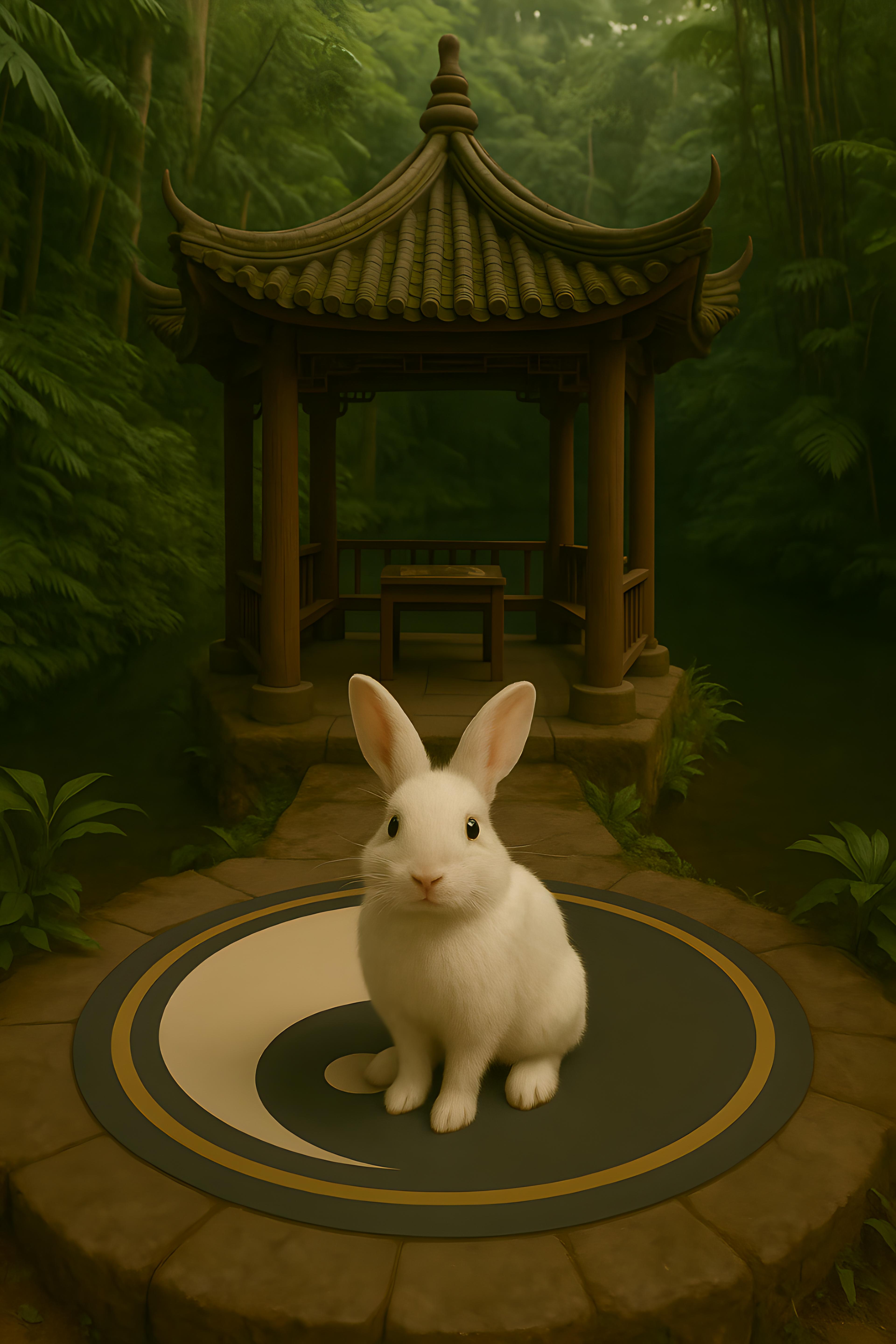 免费照片兔子是大肠经土气的象征。