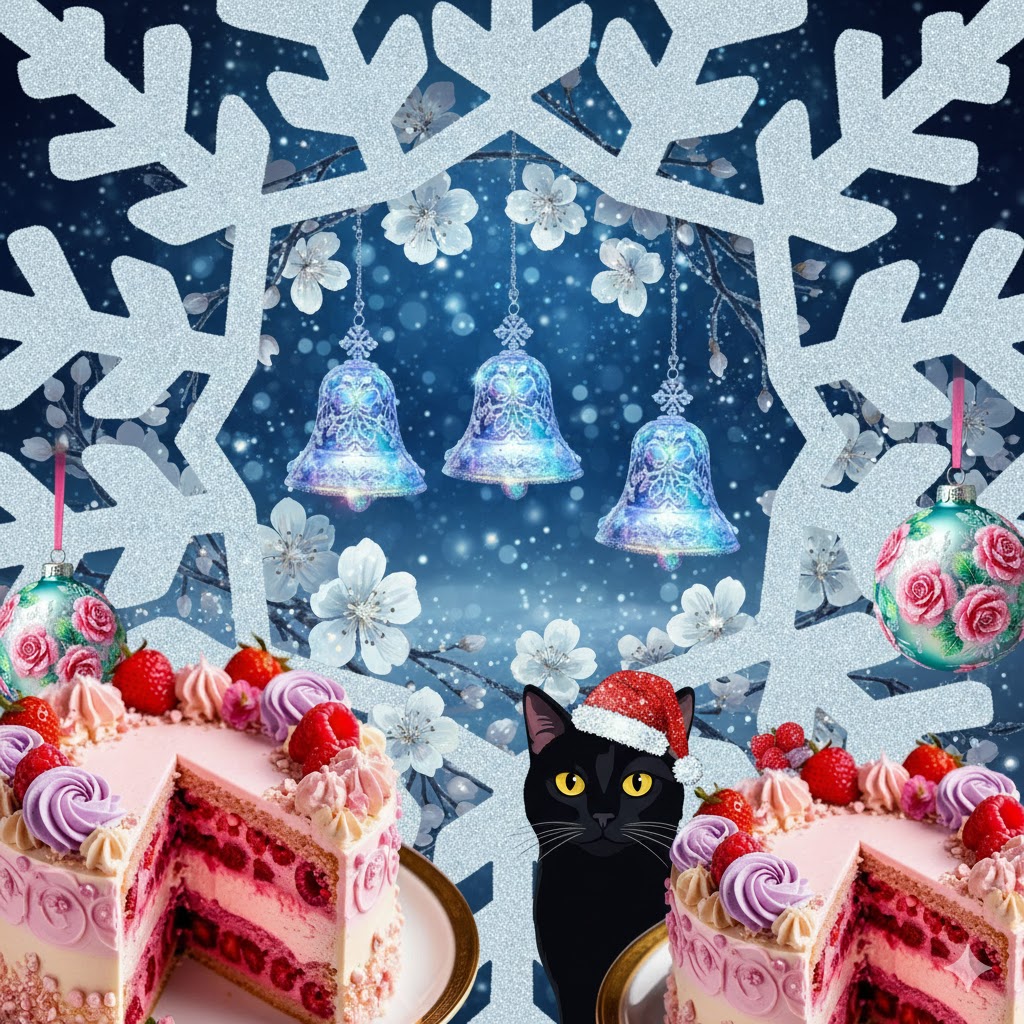 Free postcard A festive cake
