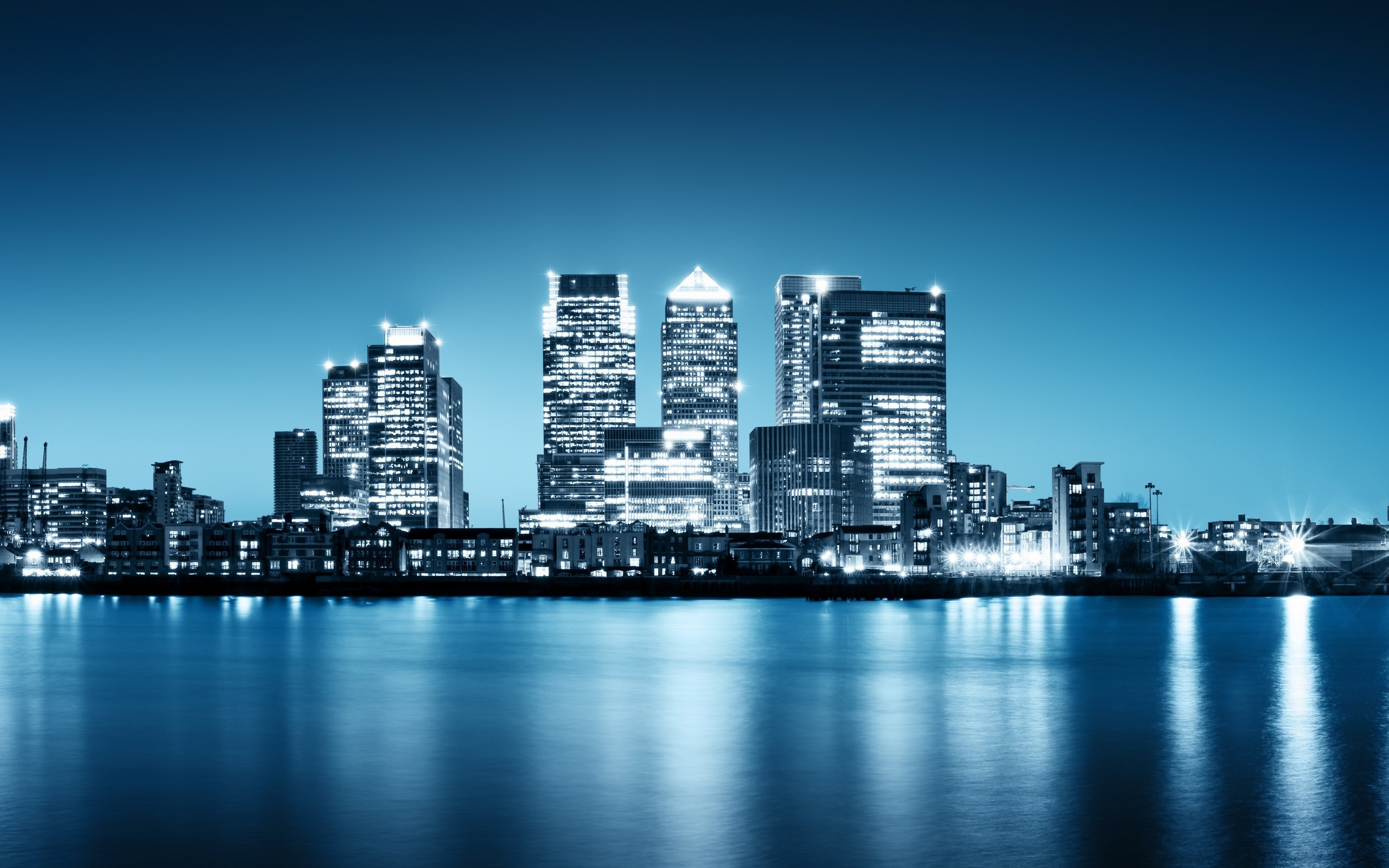 Lights of Canary Wharf