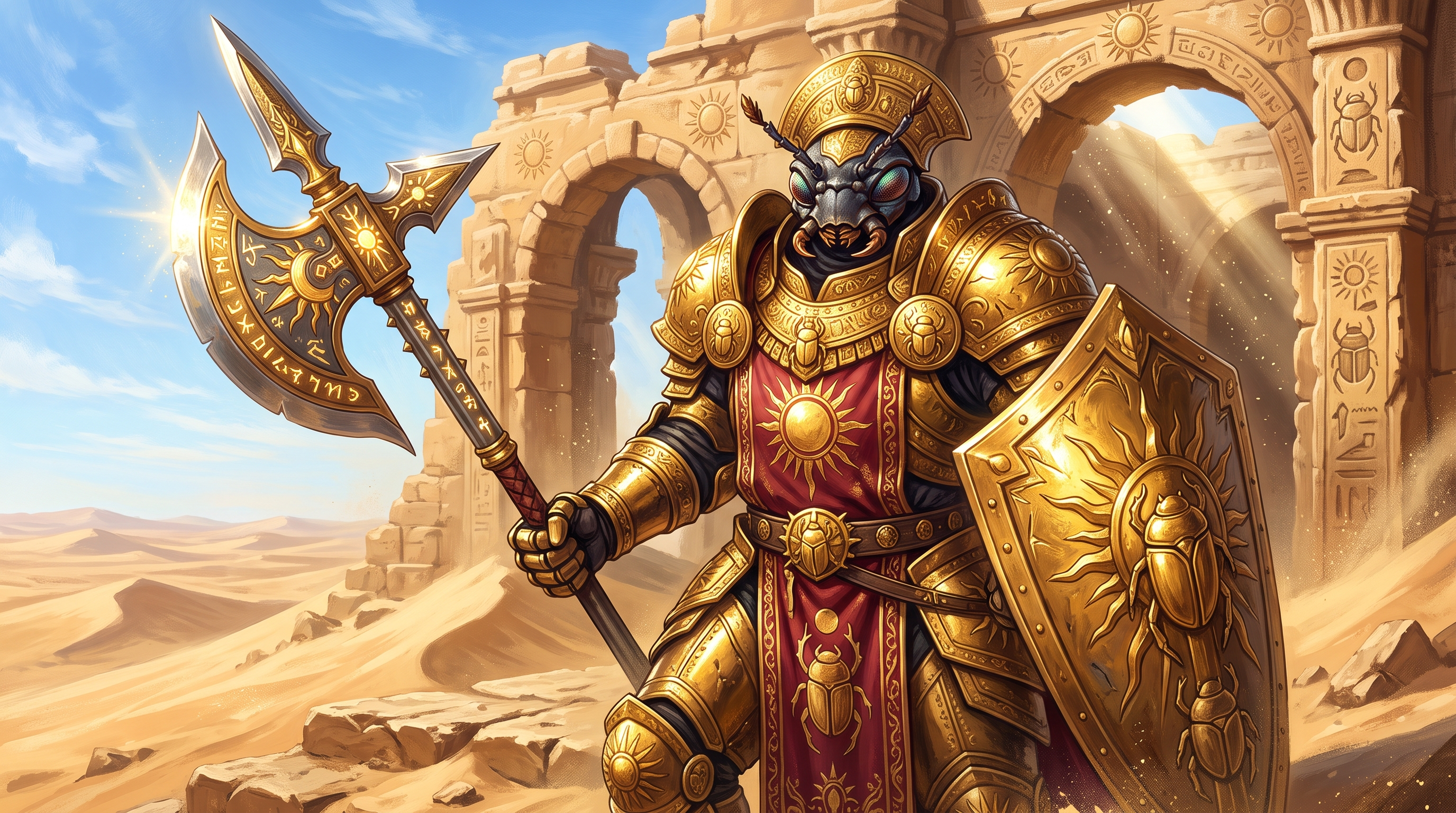 Wallpapers warrior bug armor on the desktop