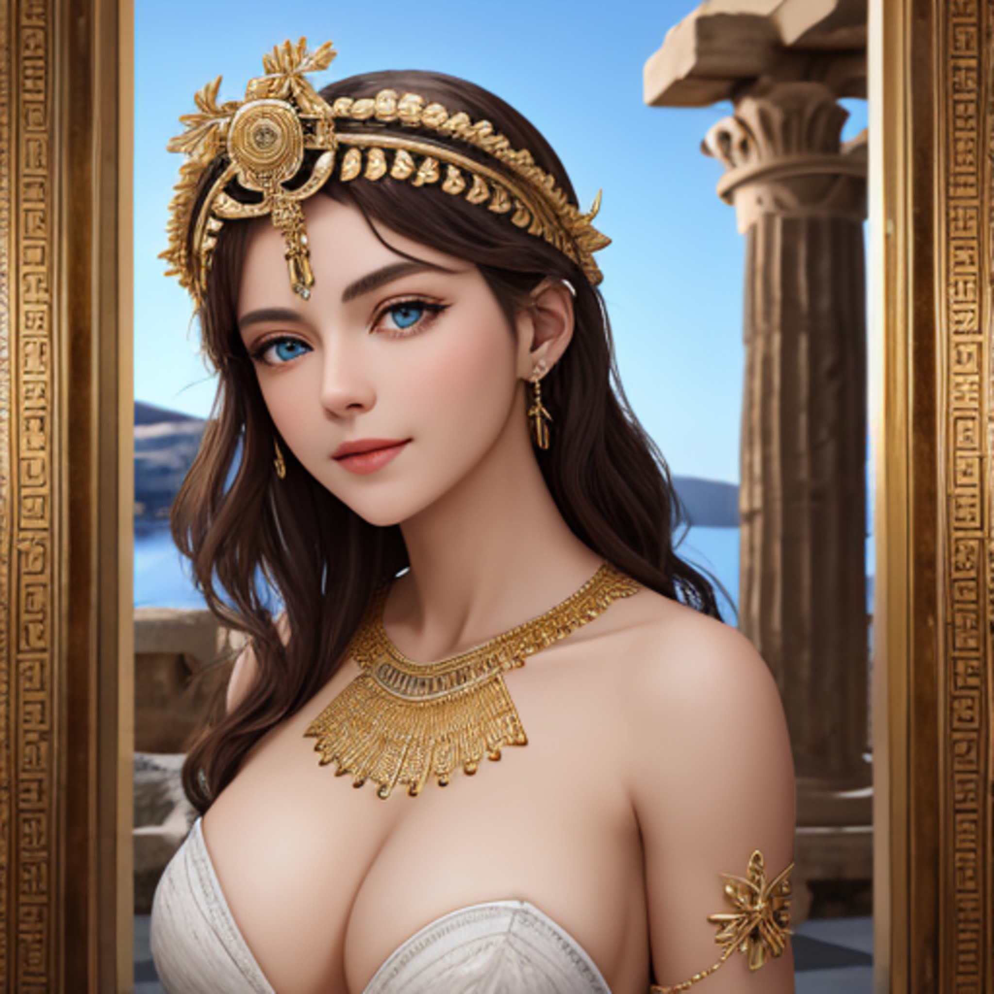 Бесплатное фото Greek goddess