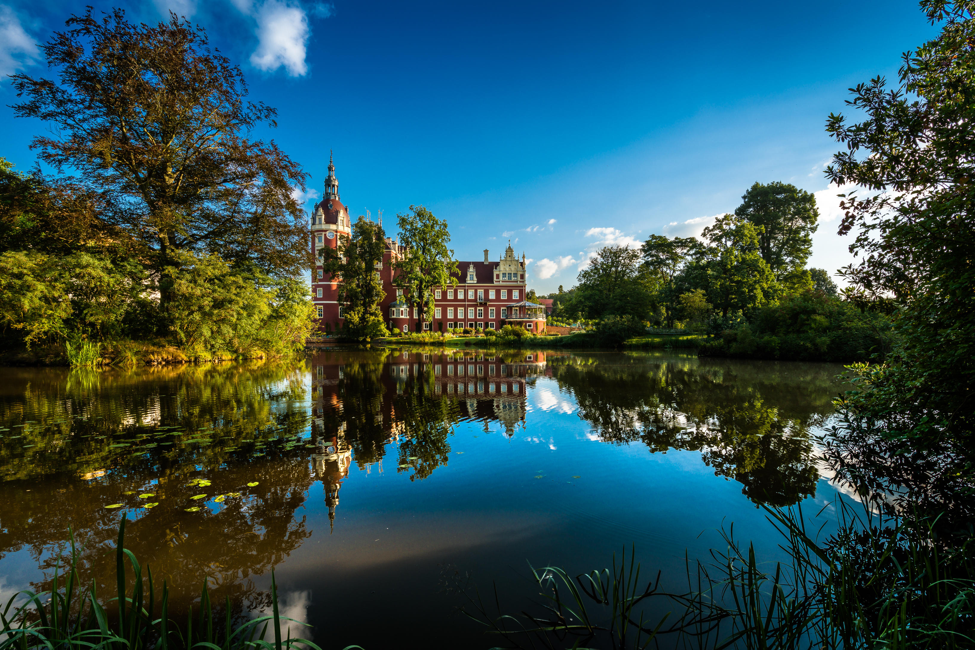 Обои Schloss Muskau дворец Шлосс на рабочий стол