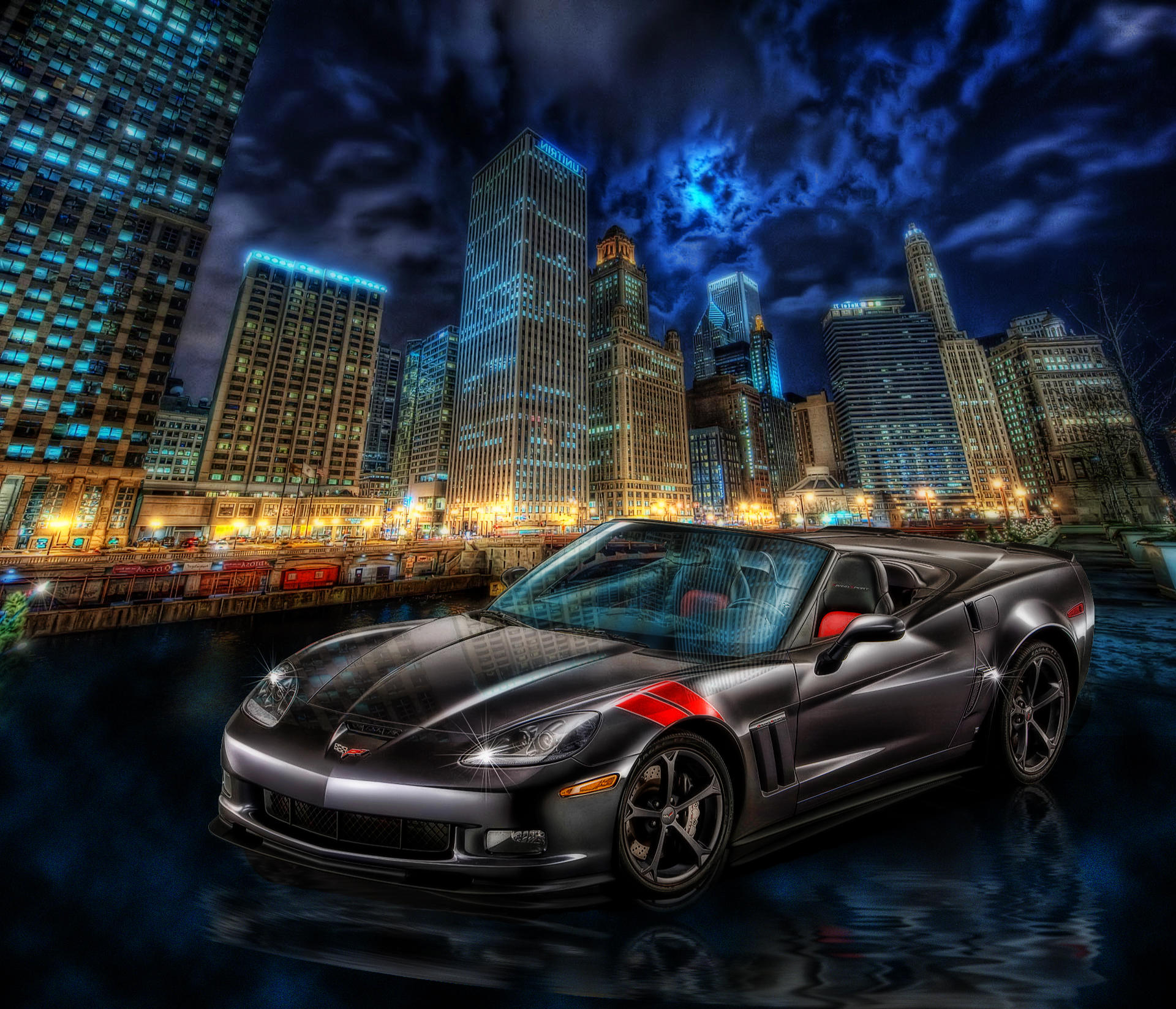 Wallpapers car corvette Chevrolet on the desktop