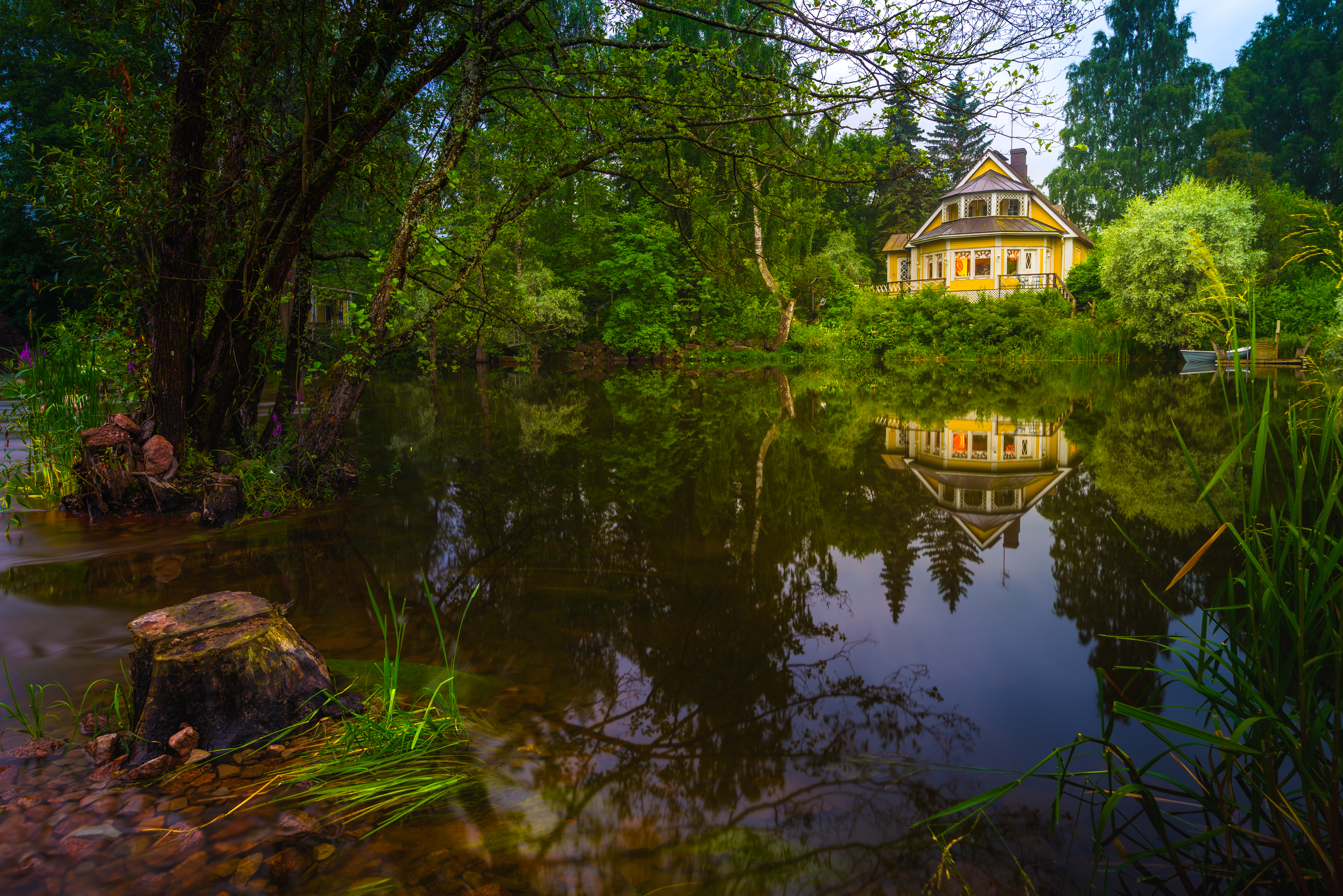 Wallpapers Kotka Finland lake on the desktop