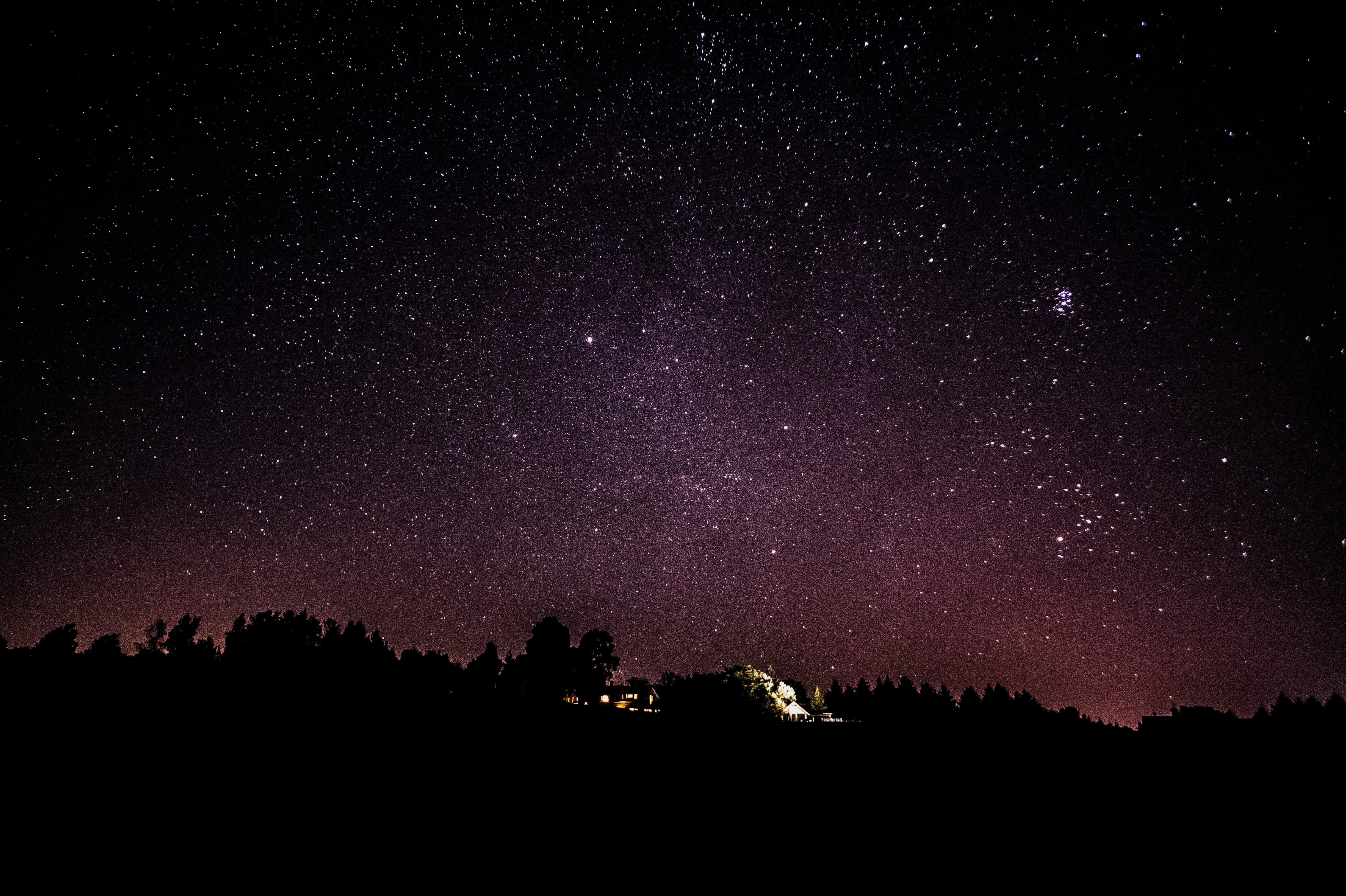 Wallpapers starry sky night stars on the desktop