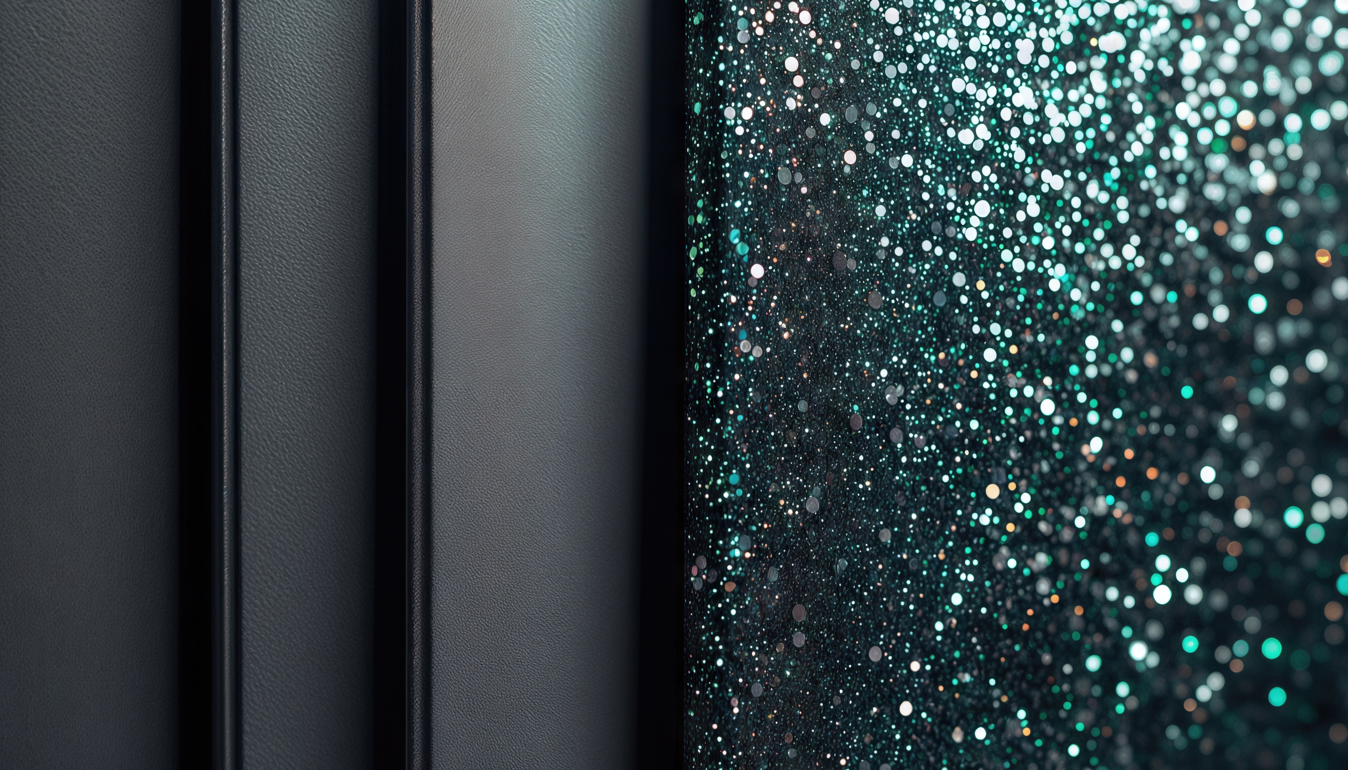 Бесплатное фото Контраст матовой кожи и мерцающего блеска.