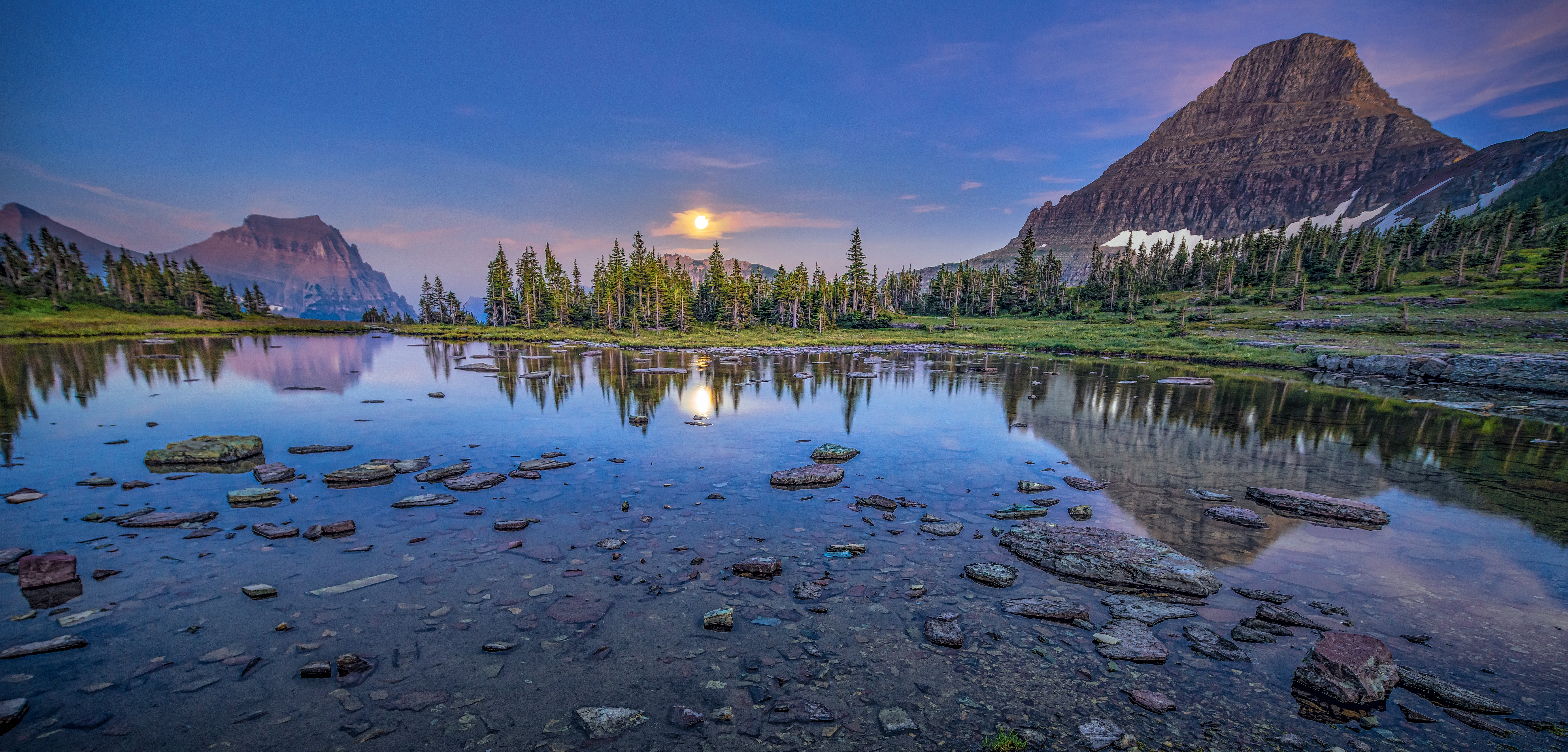 Wallpapers Hidden Lake Glacier National Park Montana on the desktop