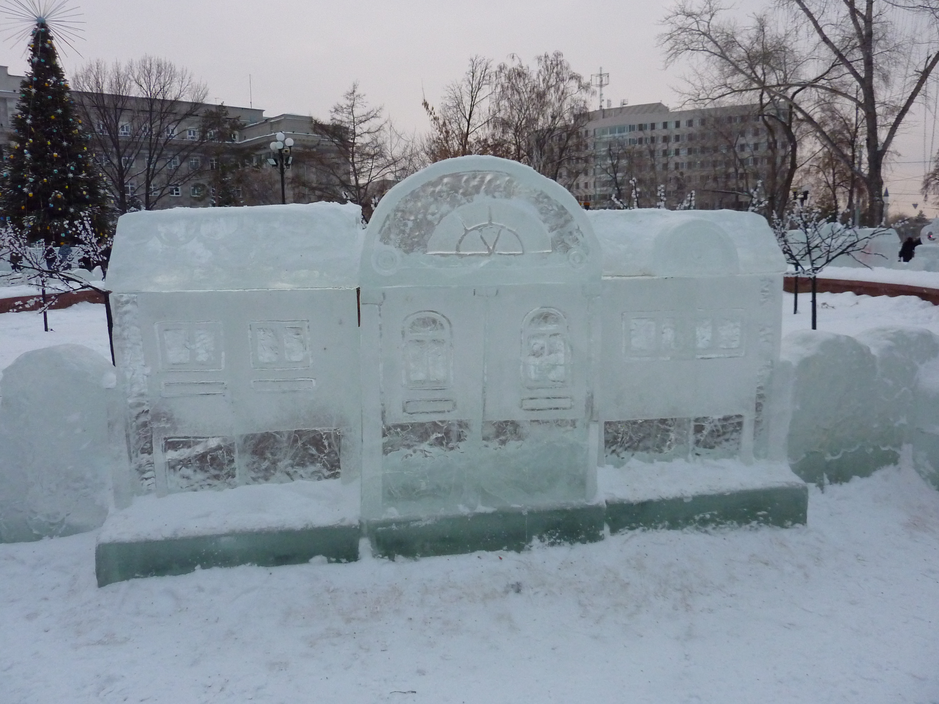 Бесплатное фото Оренбург. Фигура. Лёд 2