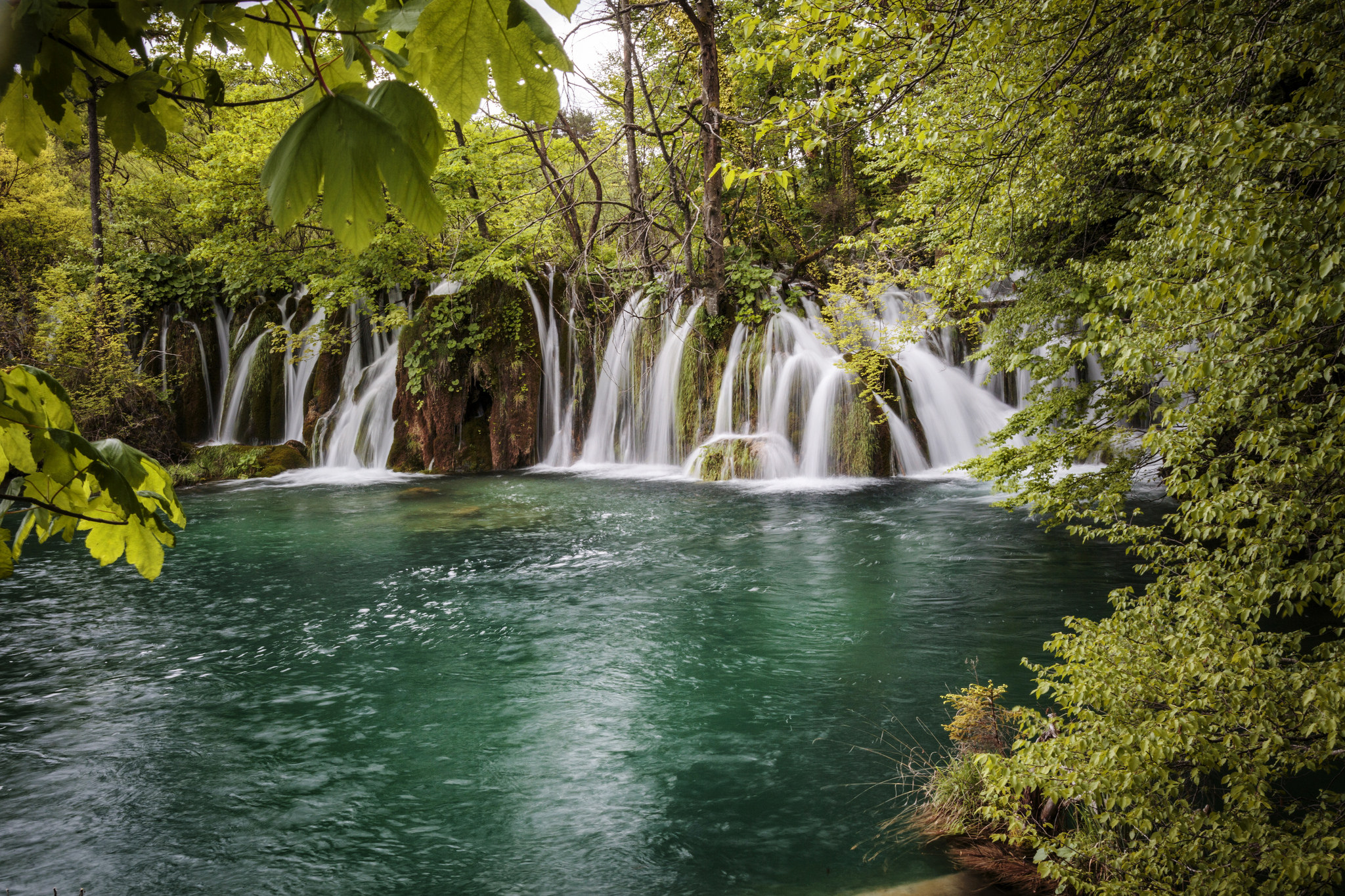 Бесплатное фото Водопад в Хорватии