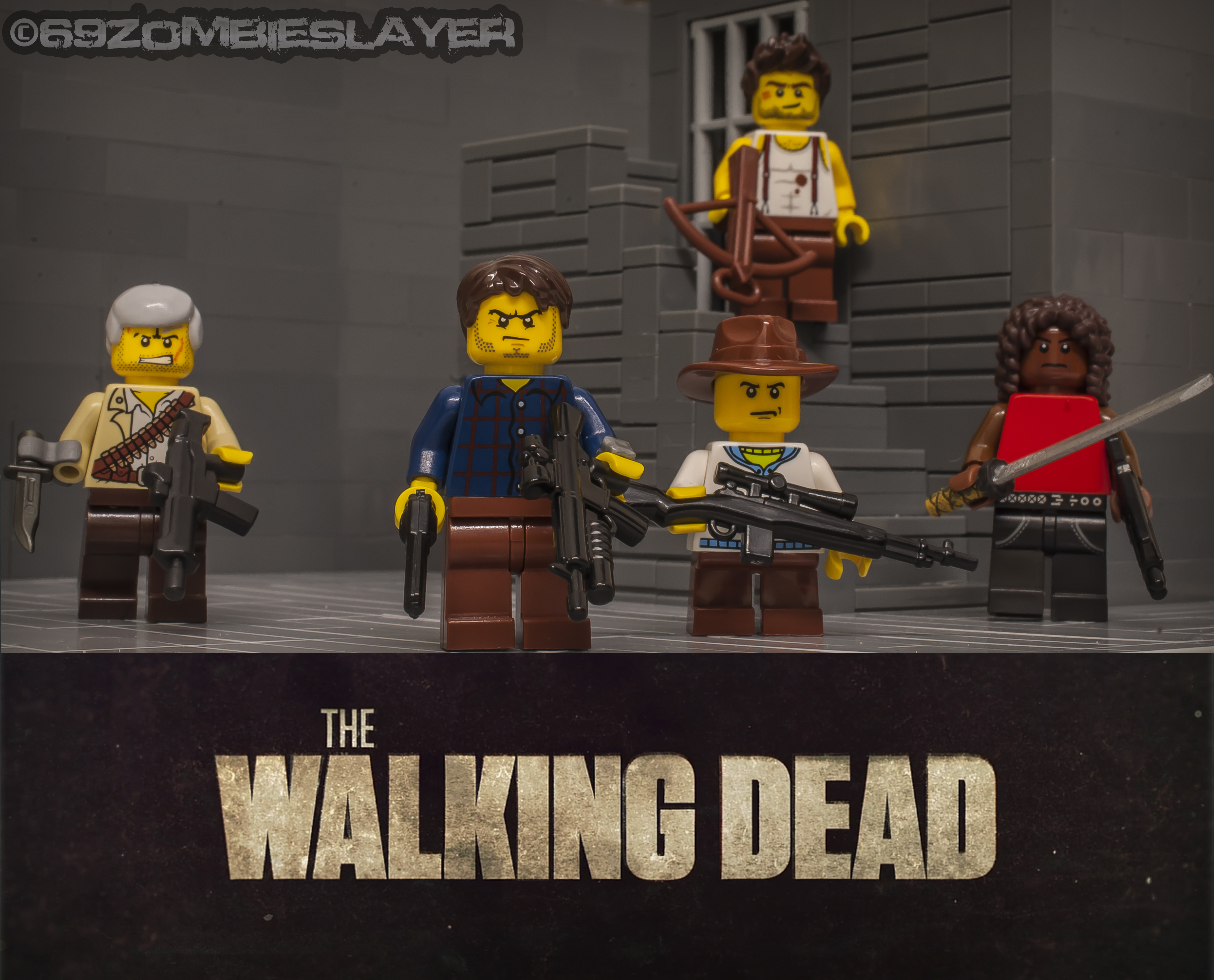 桌面上的壁纸谷歌 乐高 刀