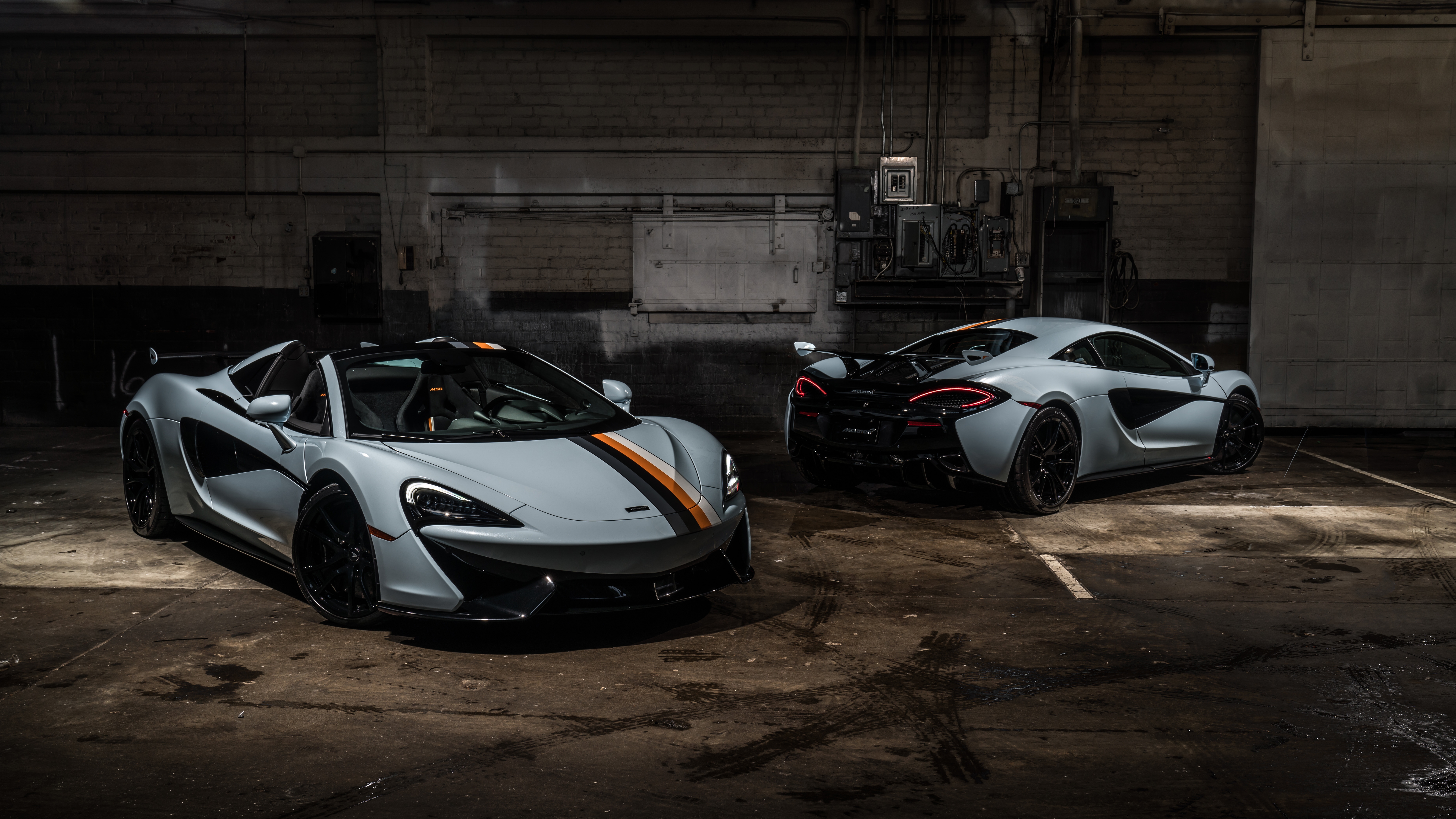 Wallpapers McLaren Spyder MSO 570s supercars garage on the desktop