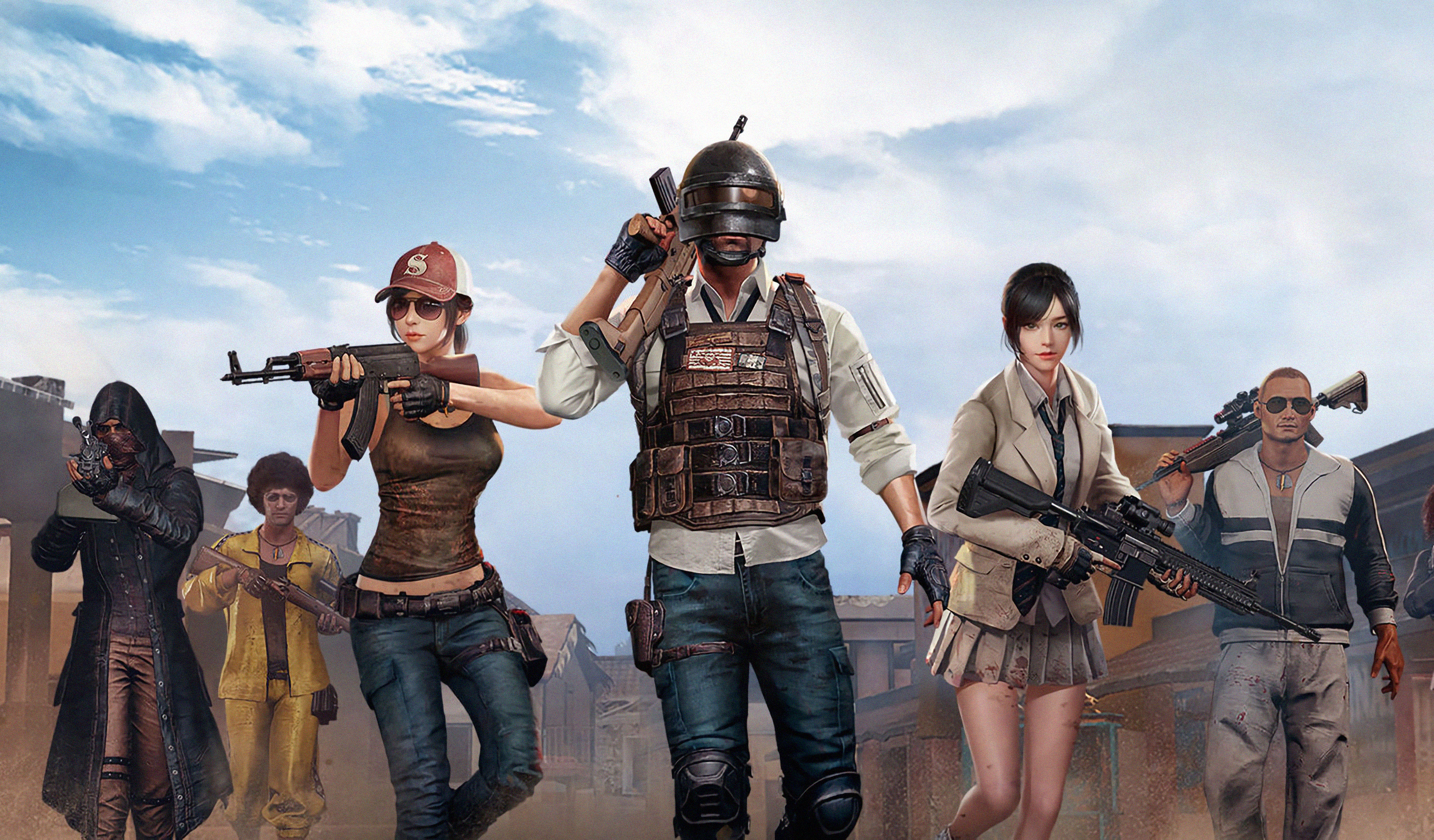 Wallpapers Playerunknowns Battlegrounds game pubg on the desktop