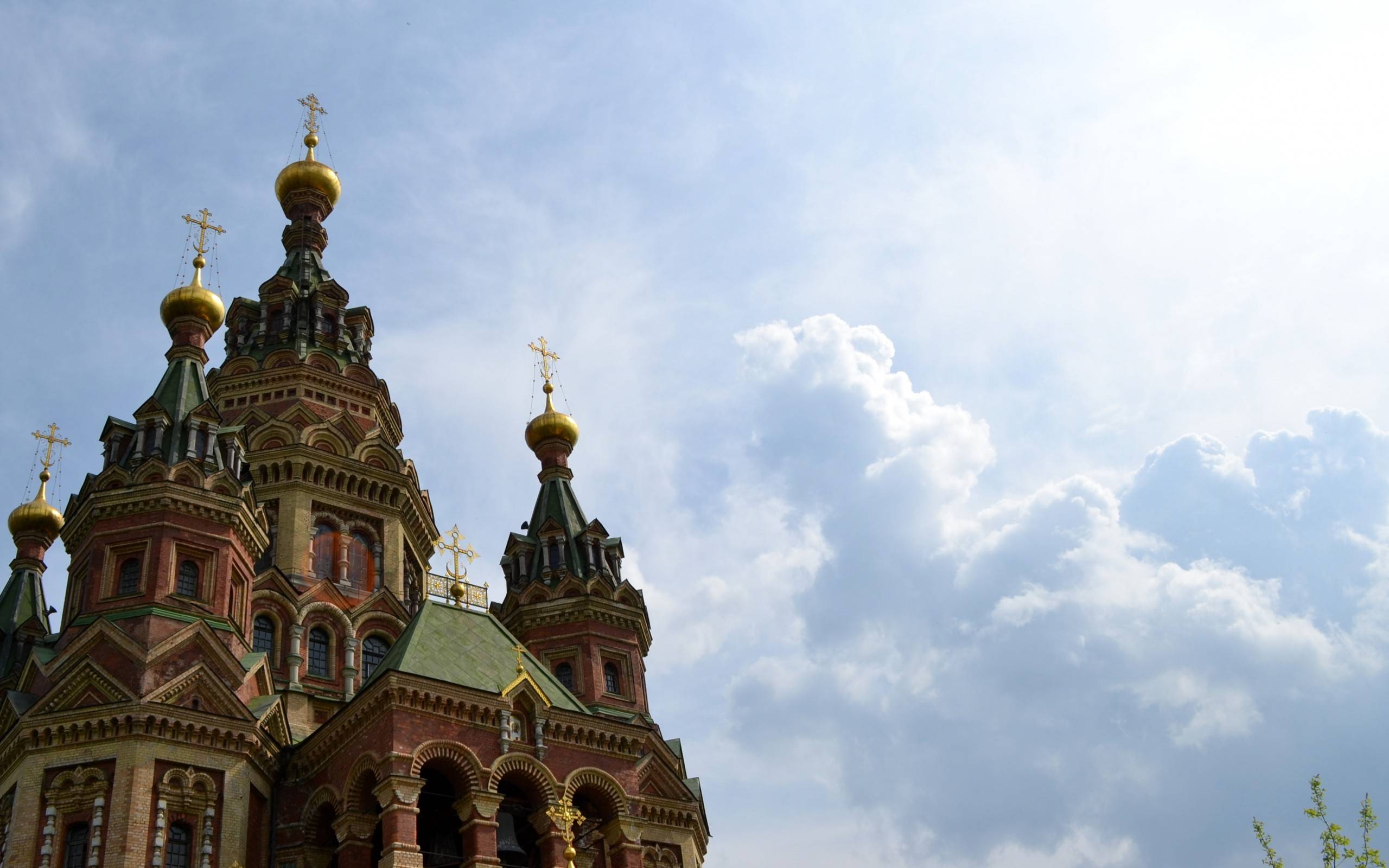 Wallpapers church Saint-Petersburg bathing on the desktop