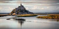 Мон-сен-мишель на скалистом острове