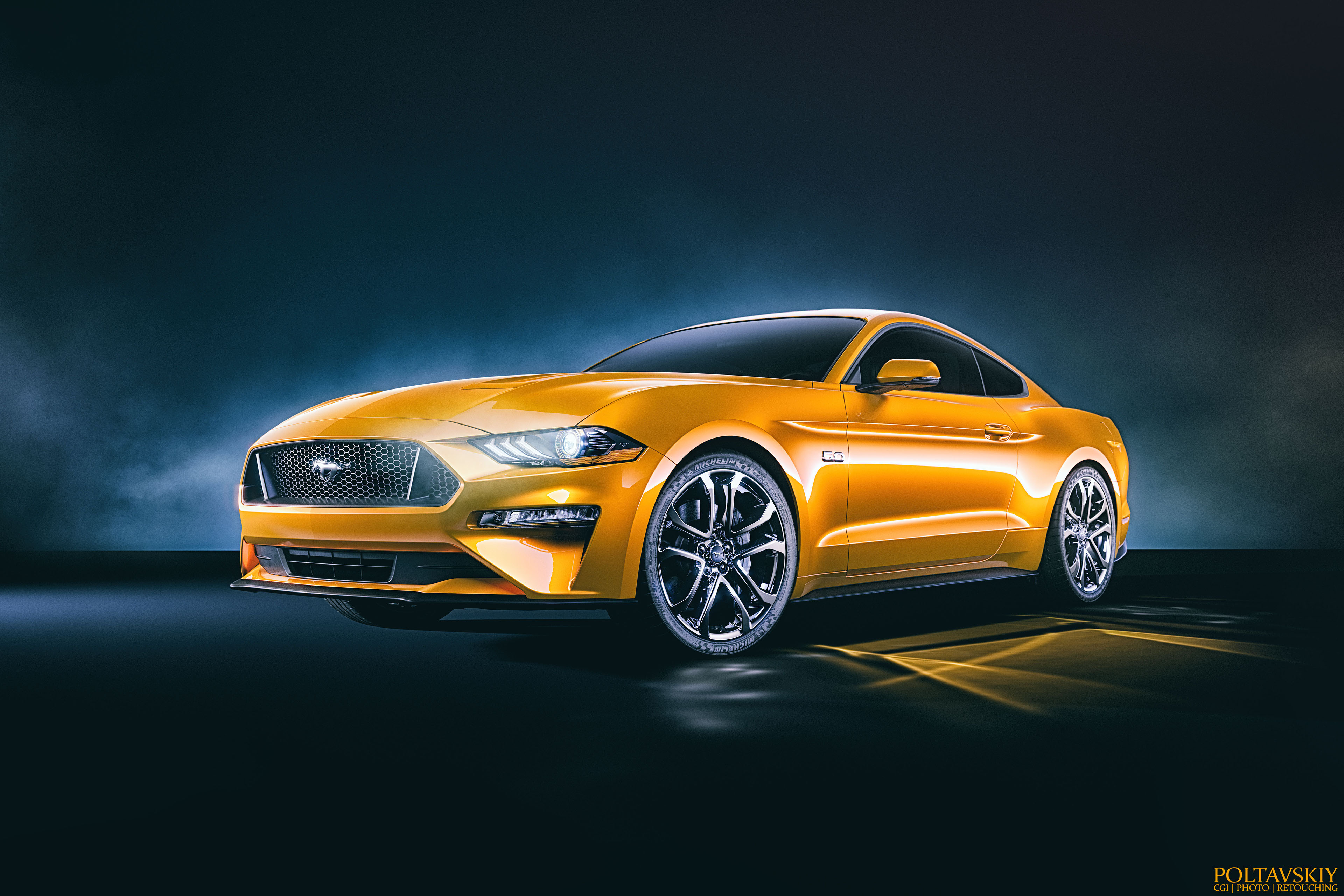 Обои Мустанг Ford Behance на рабочий стол