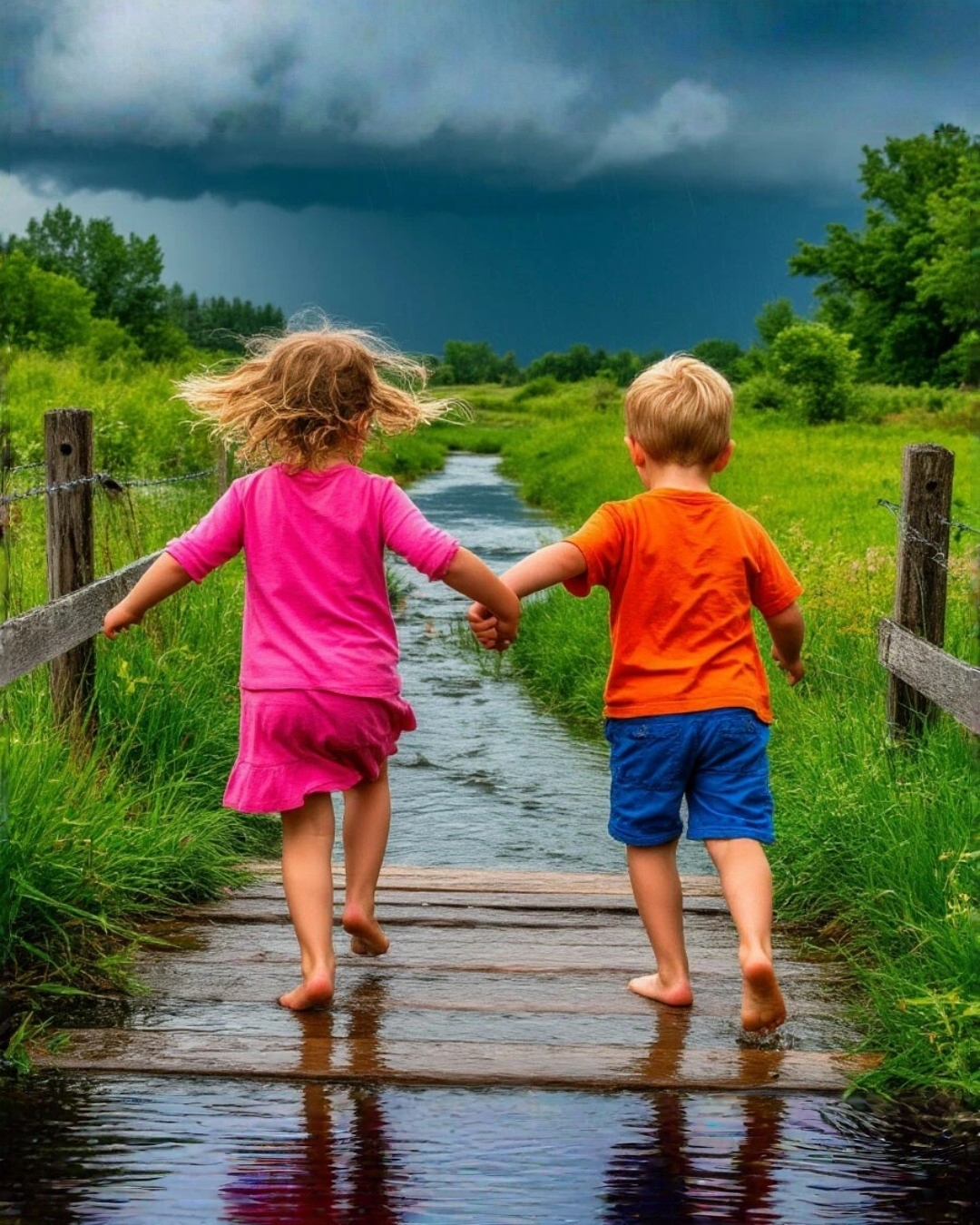 Бегущие от дождя