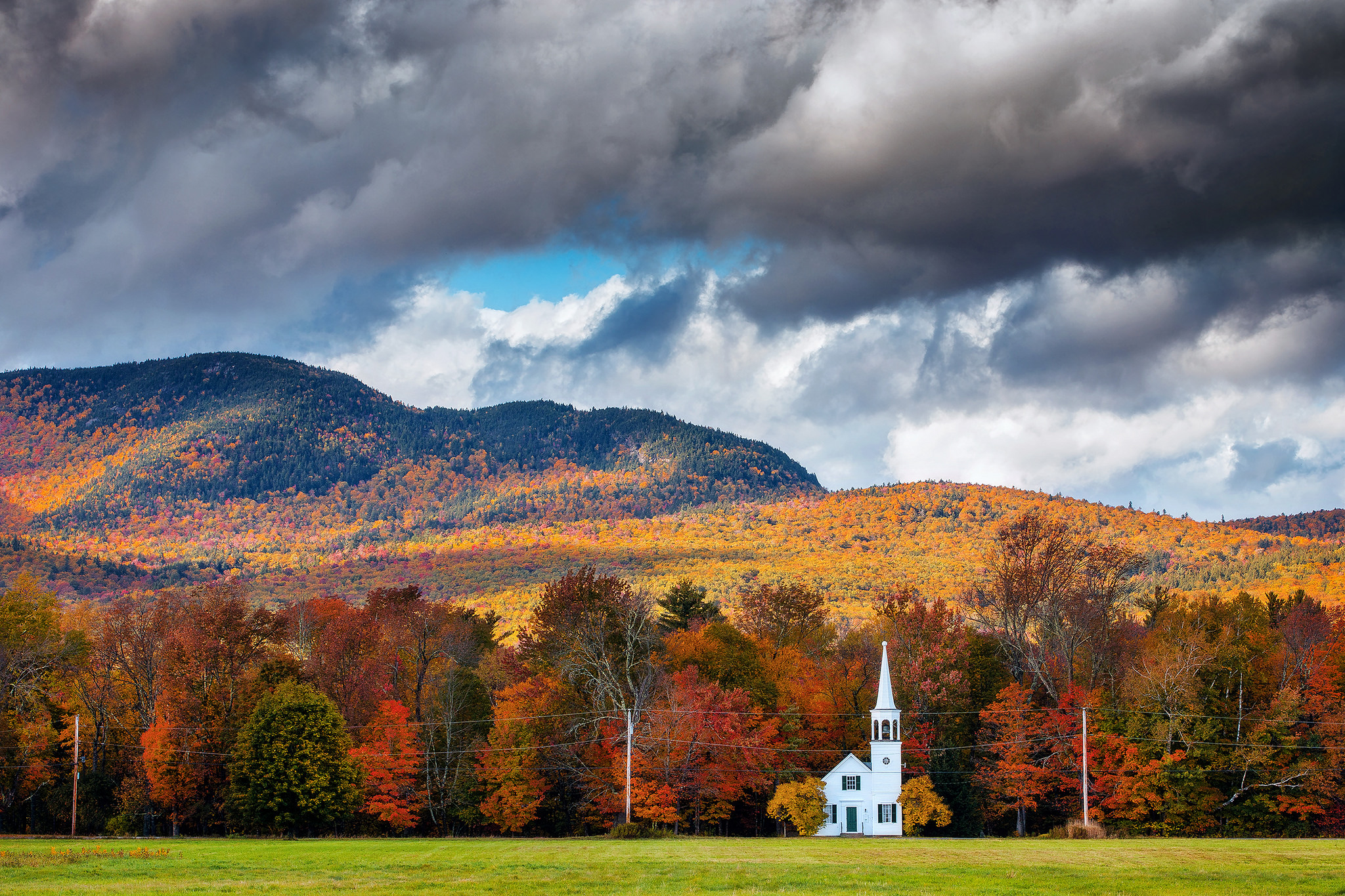 Wallpapers Wonalancet New Hampshire autumn on the desktop