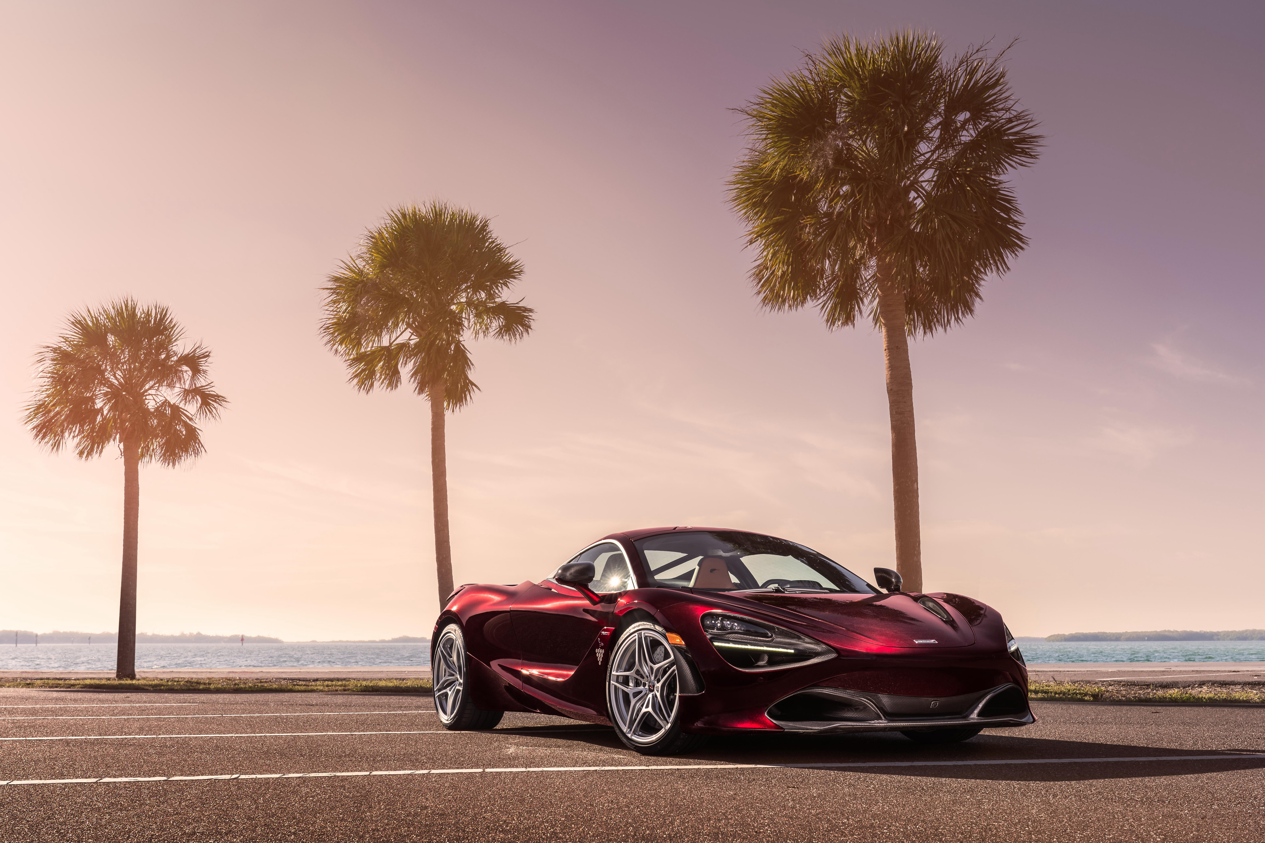 Обои Mclaren 720S Mclaren красная машина на рабочий стол