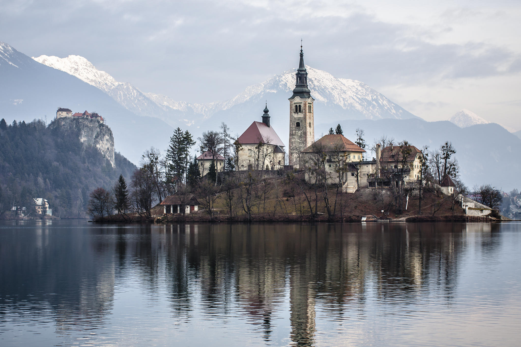 Wallpapers Bled Lake Bled Island Ozero Bled on the desktop