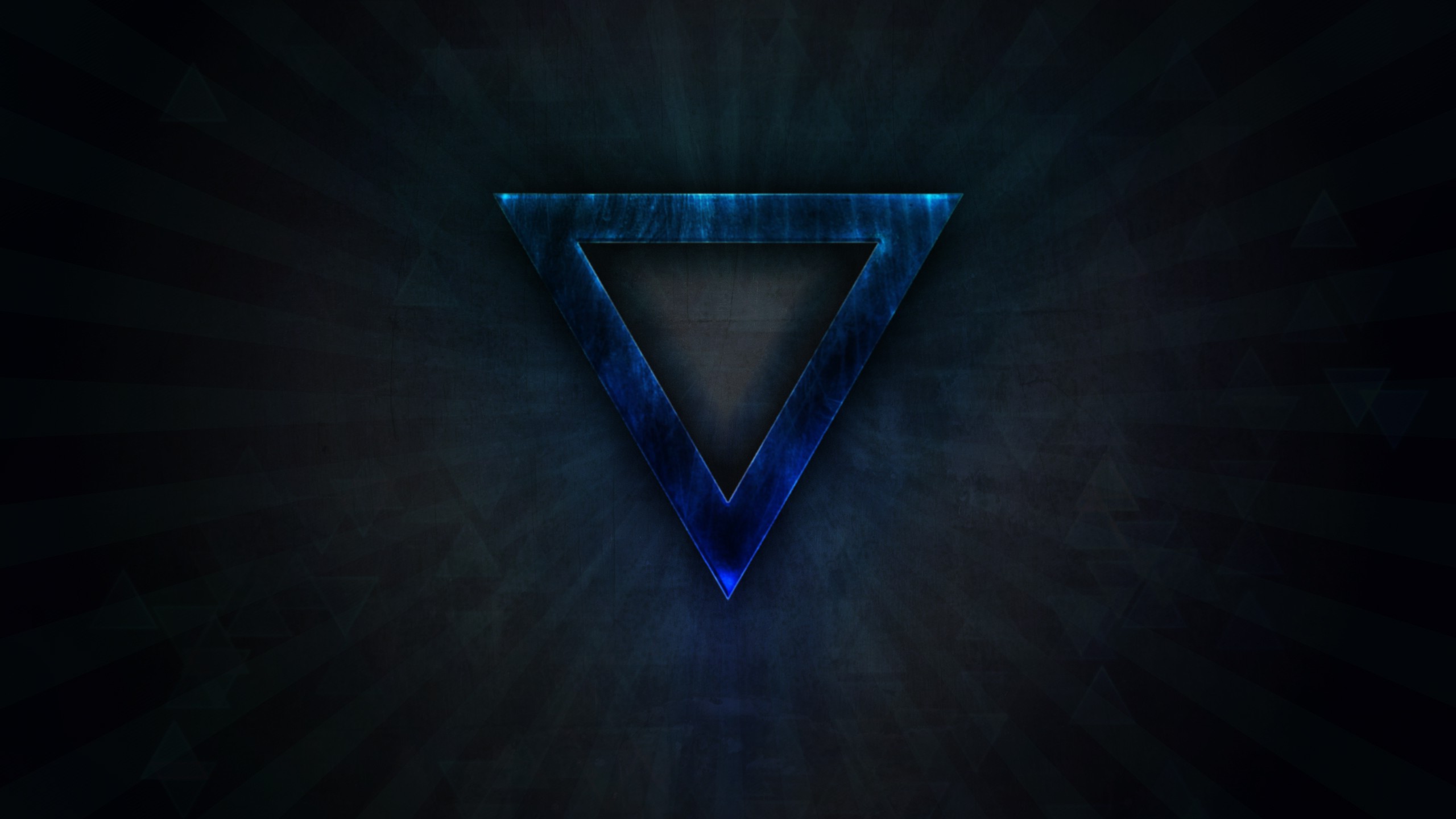 The Witcher 3: Wild Hunt game logo - a stylized triangular symbol in blue tones with a metallic sheen.