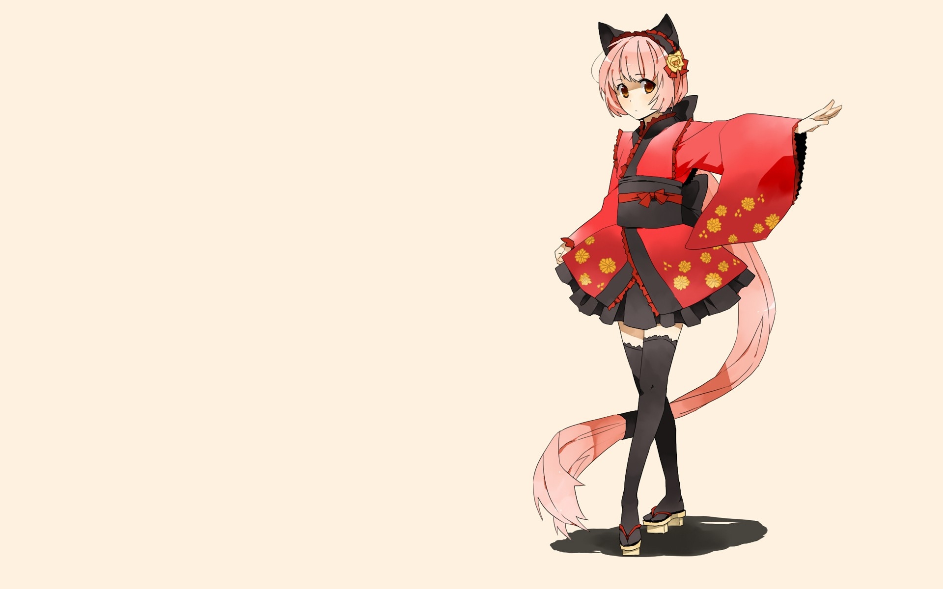 桌面上的壁纸动画 猫女 服装