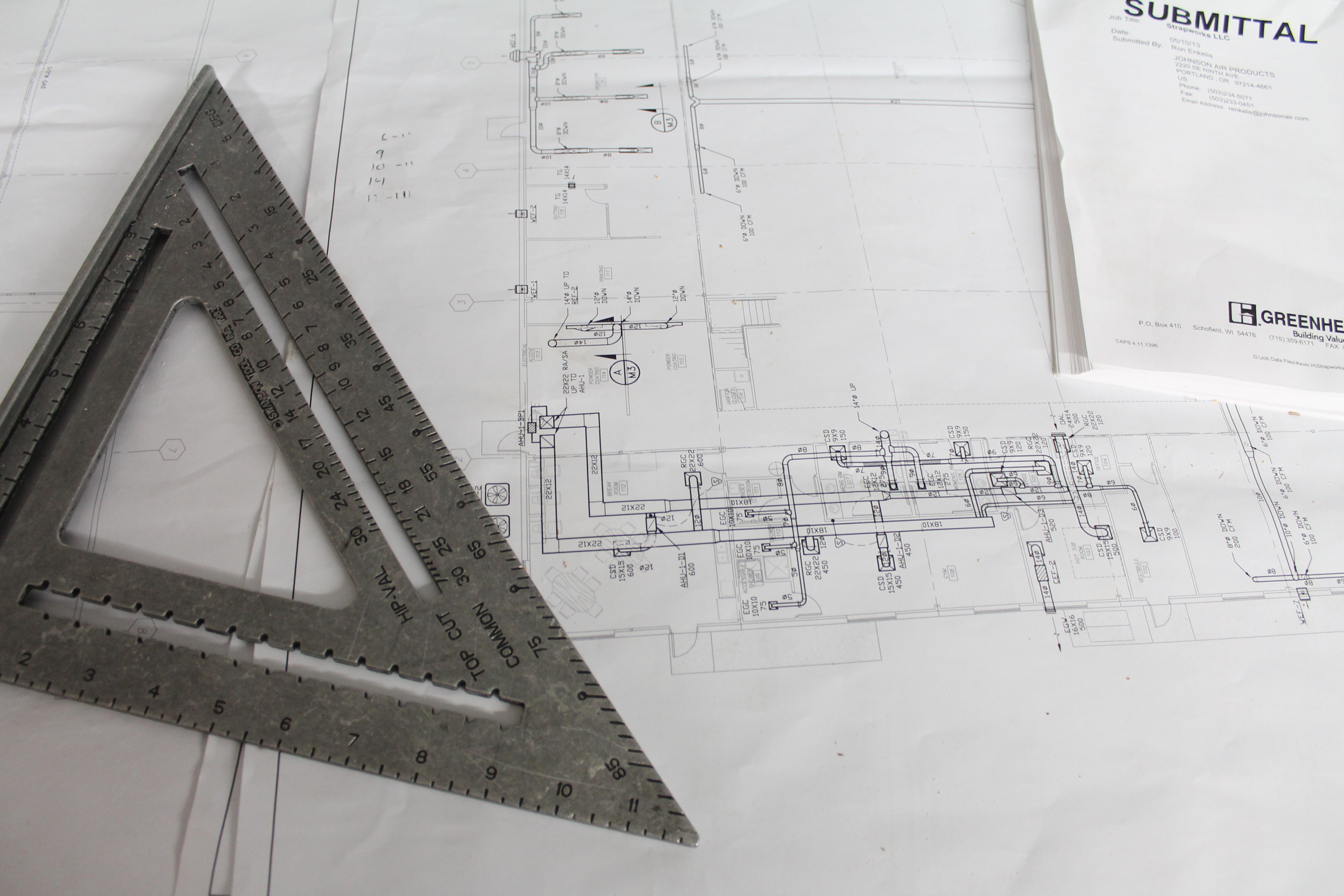 Free photo Building layout drawing