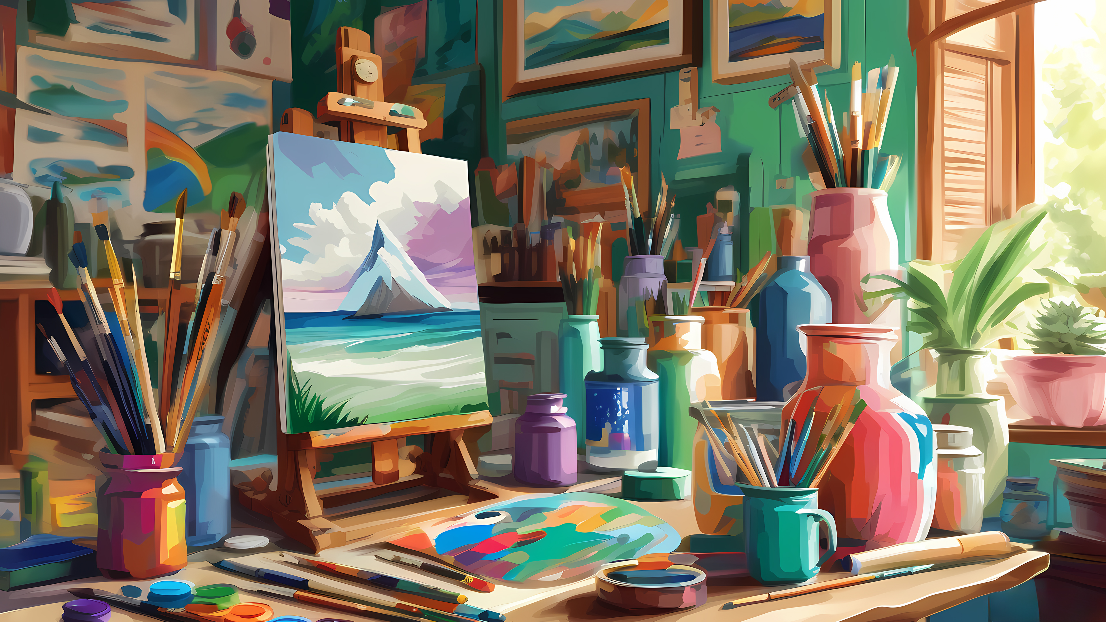 Artist`s room