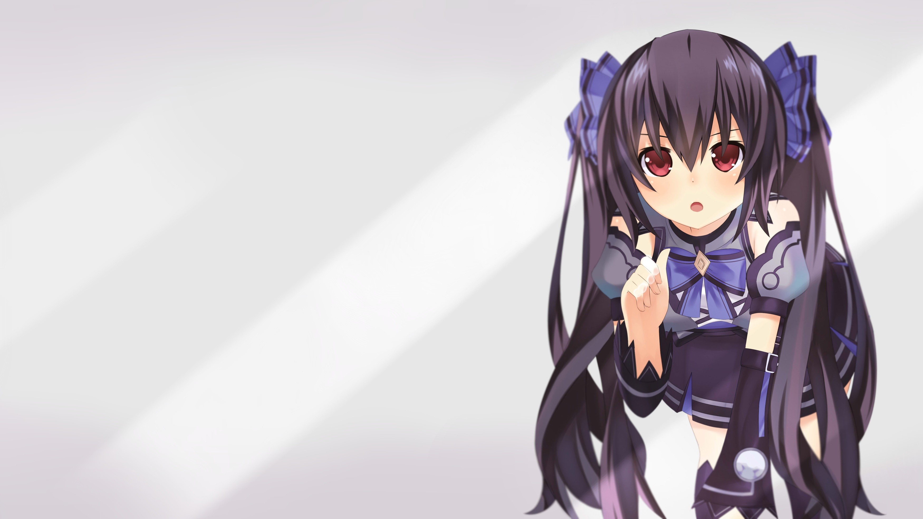 Wallpapers an anime twintails Hyperdimension Neptunia on the desktop