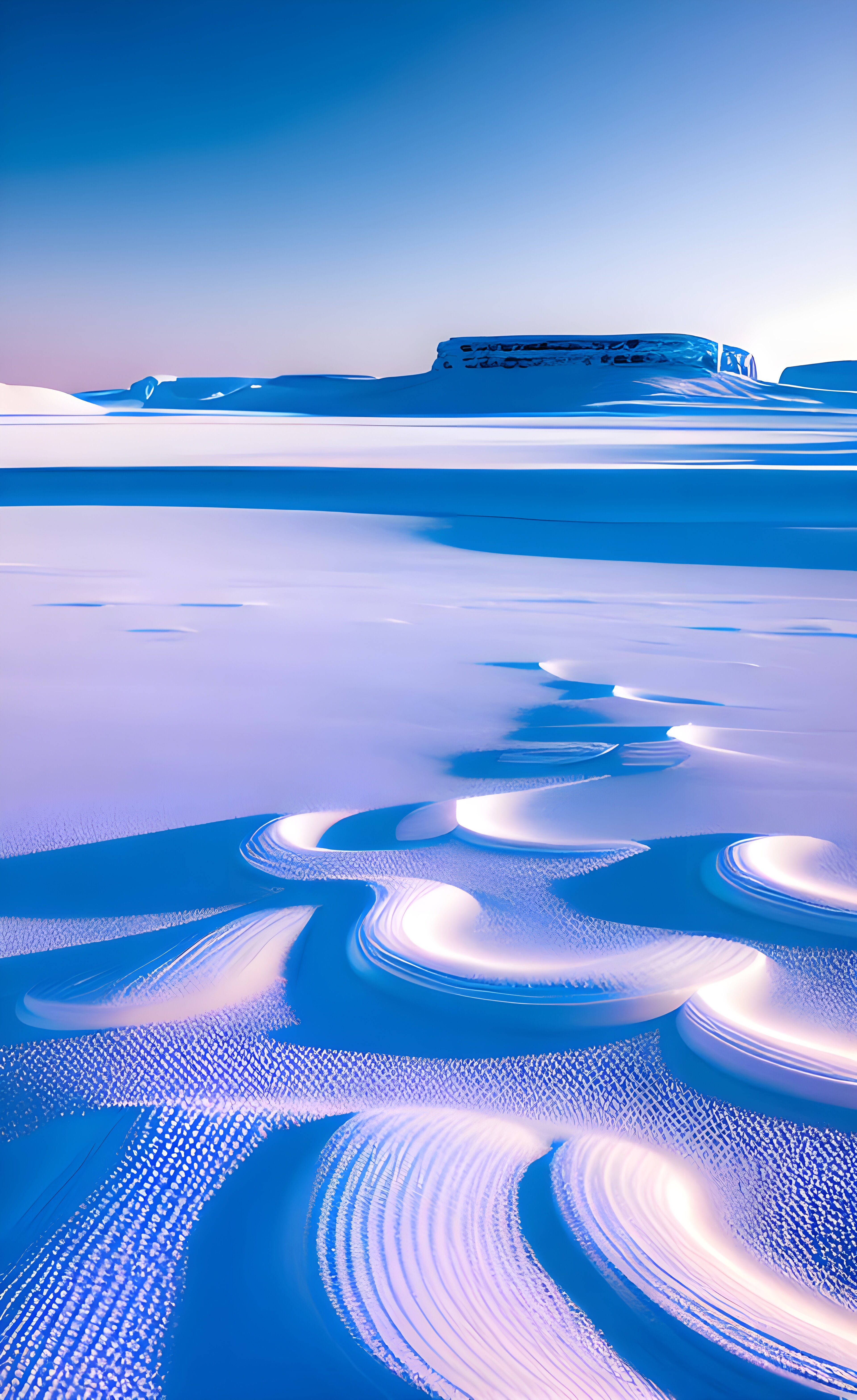 Free photo Ice desert