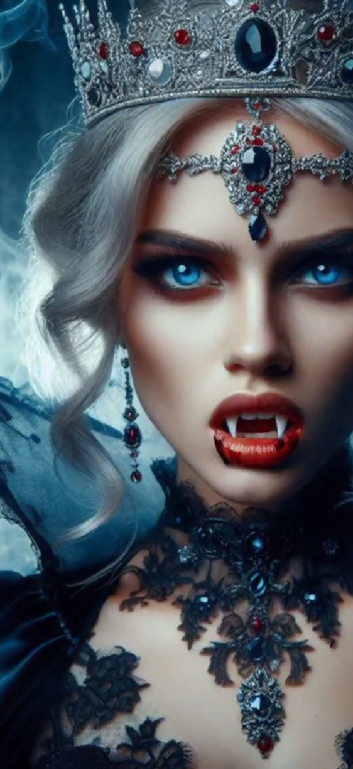 Бесплатное фото Вампир в черном