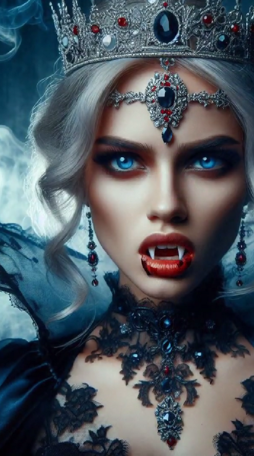 Бесплатное фото Вампир в черном