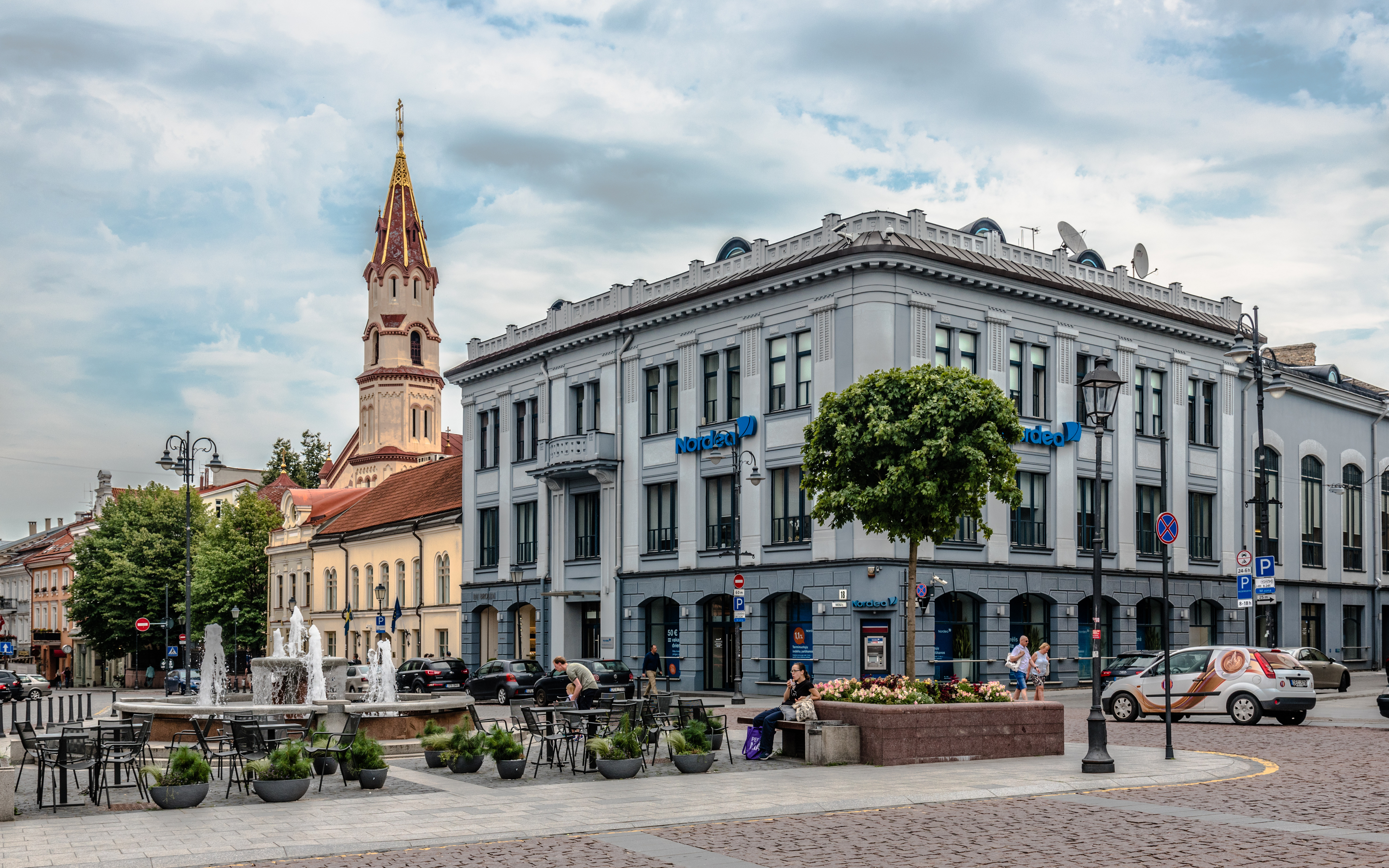 Wallpapers cities church Lithuania on the desktop