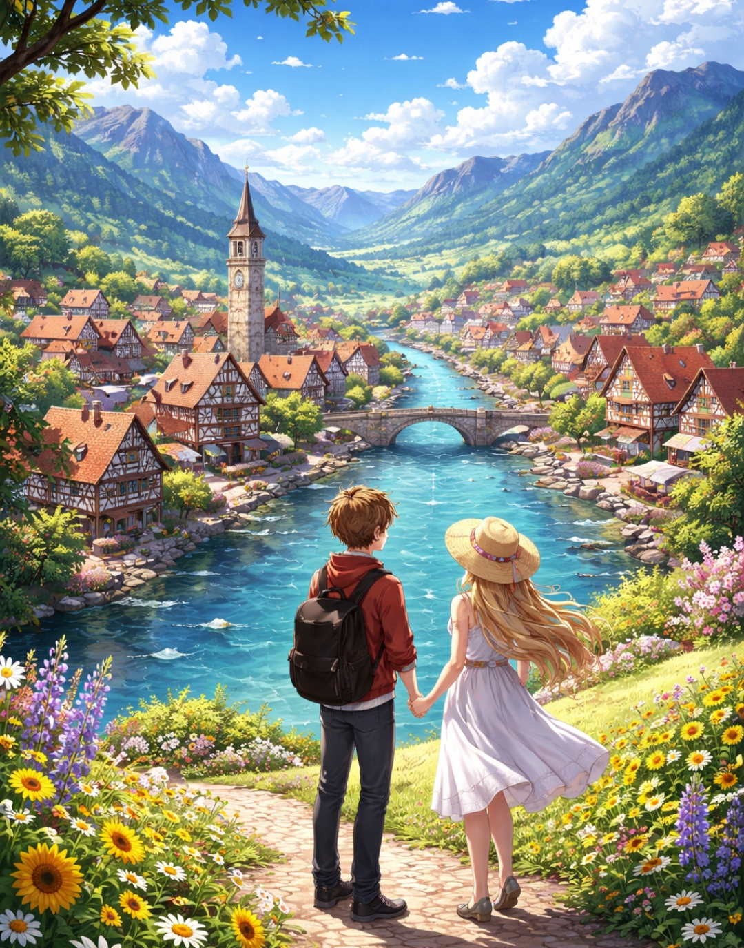 Цветочная долина любви