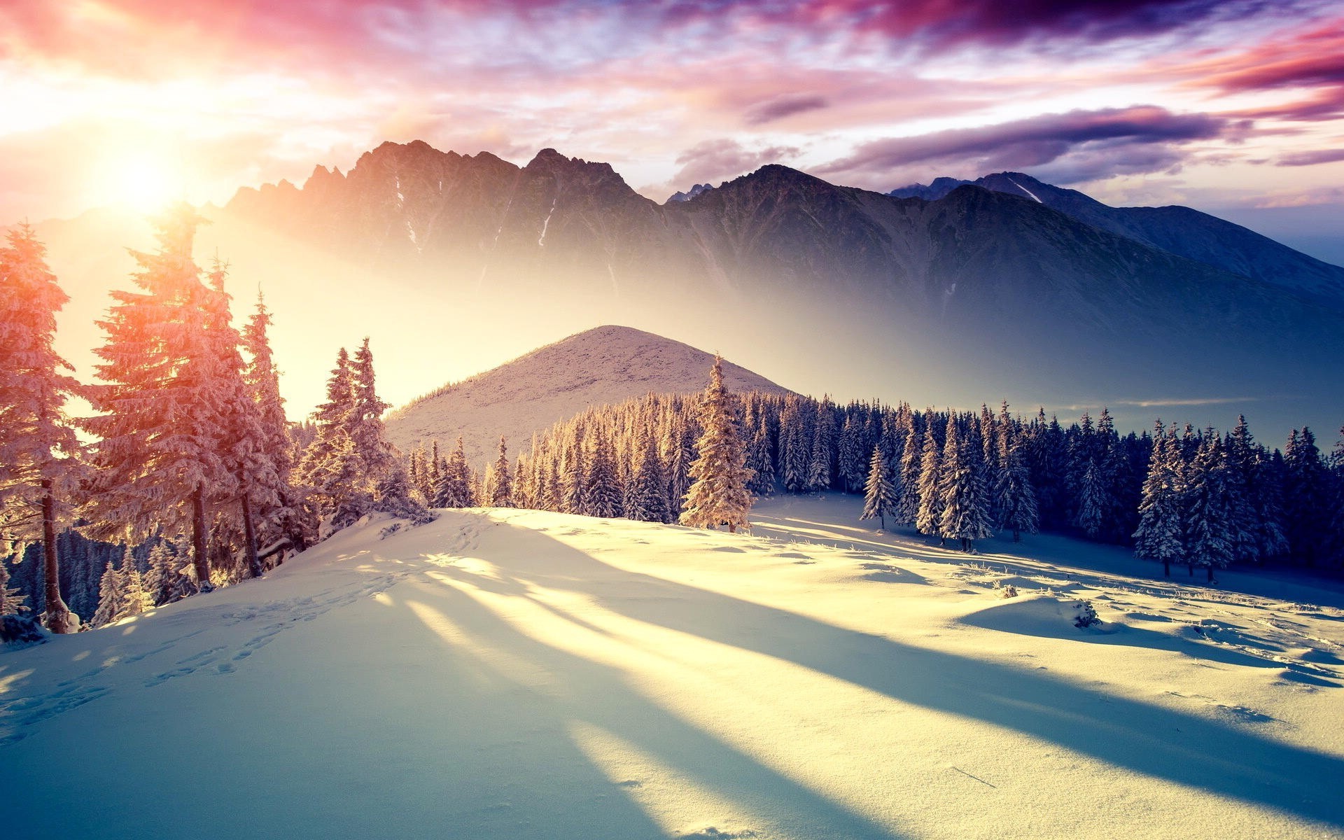 Обои горный хребет облако горные формы рельефа на рабочий стол