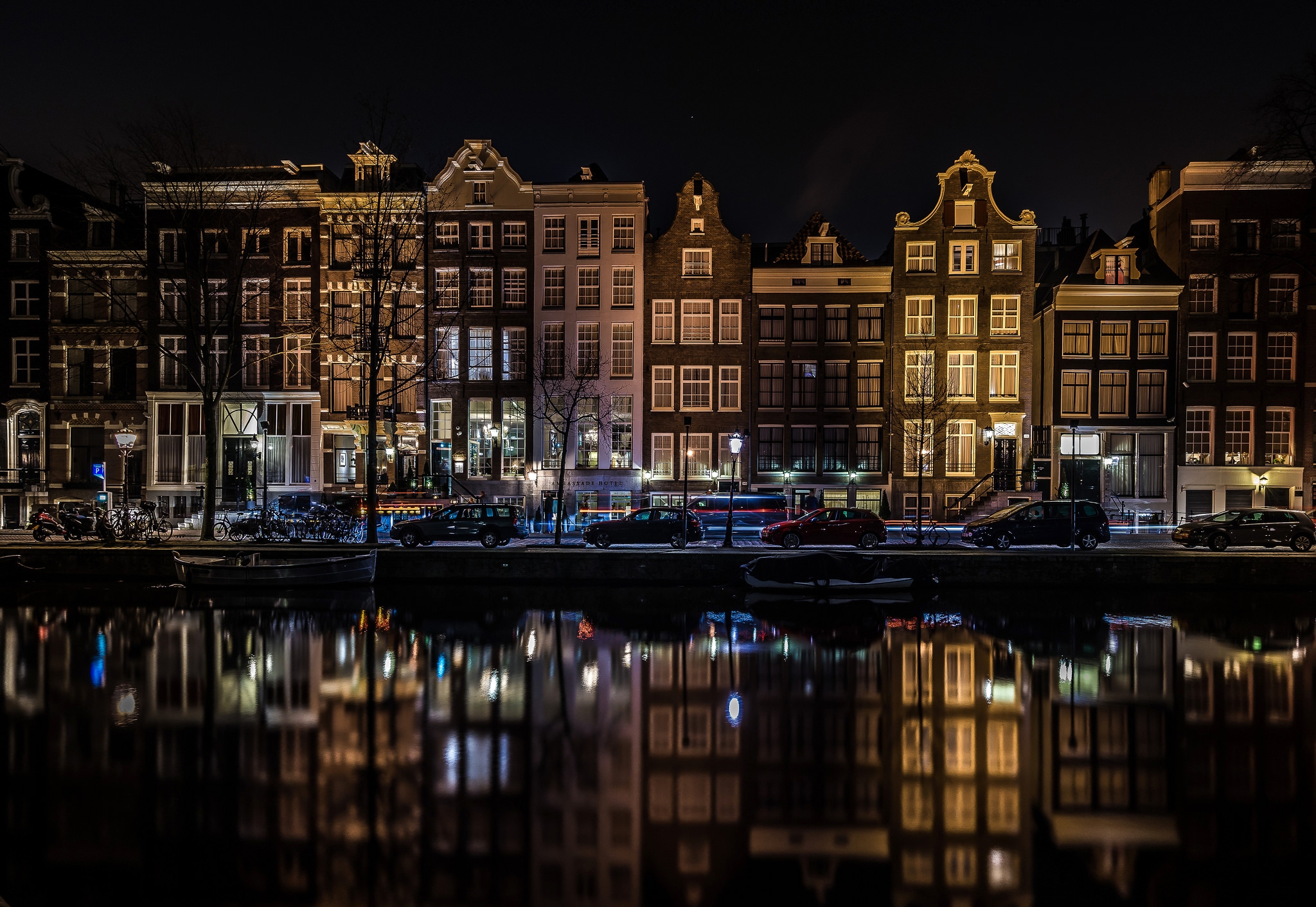 桌面上的壁纸荷兰 阿姆斯特丹 河流