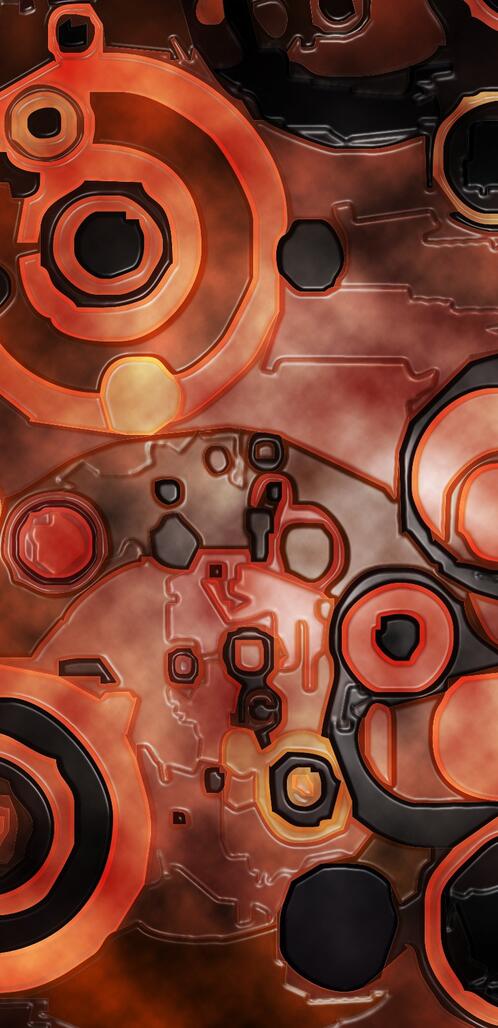 Бесплатное фото Абстрактные кольца