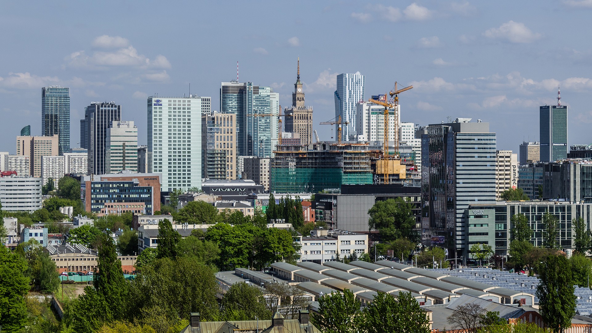 Wallpapers Poland district downtown on the desktop