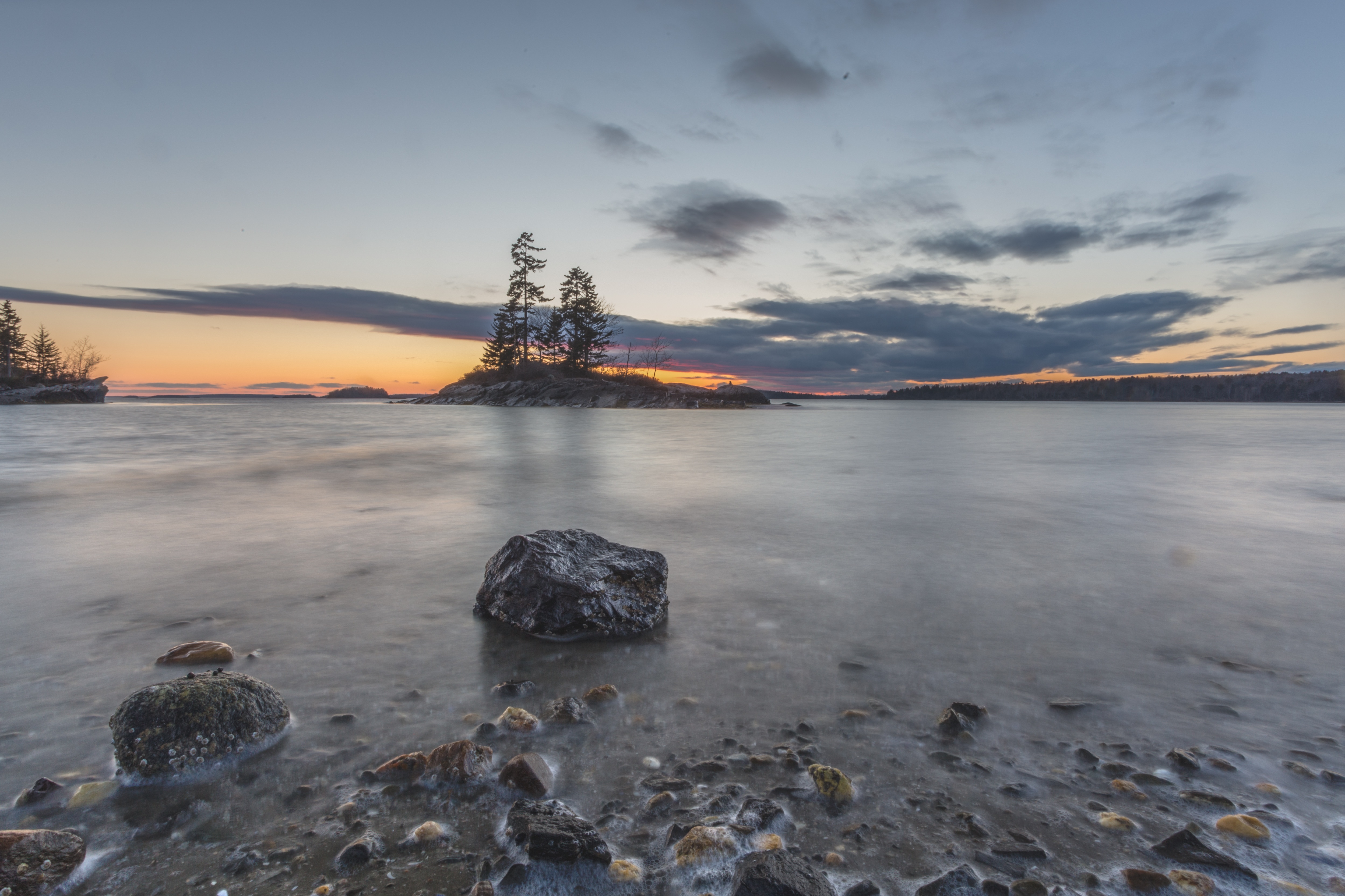 Free photo Morning on the seashore