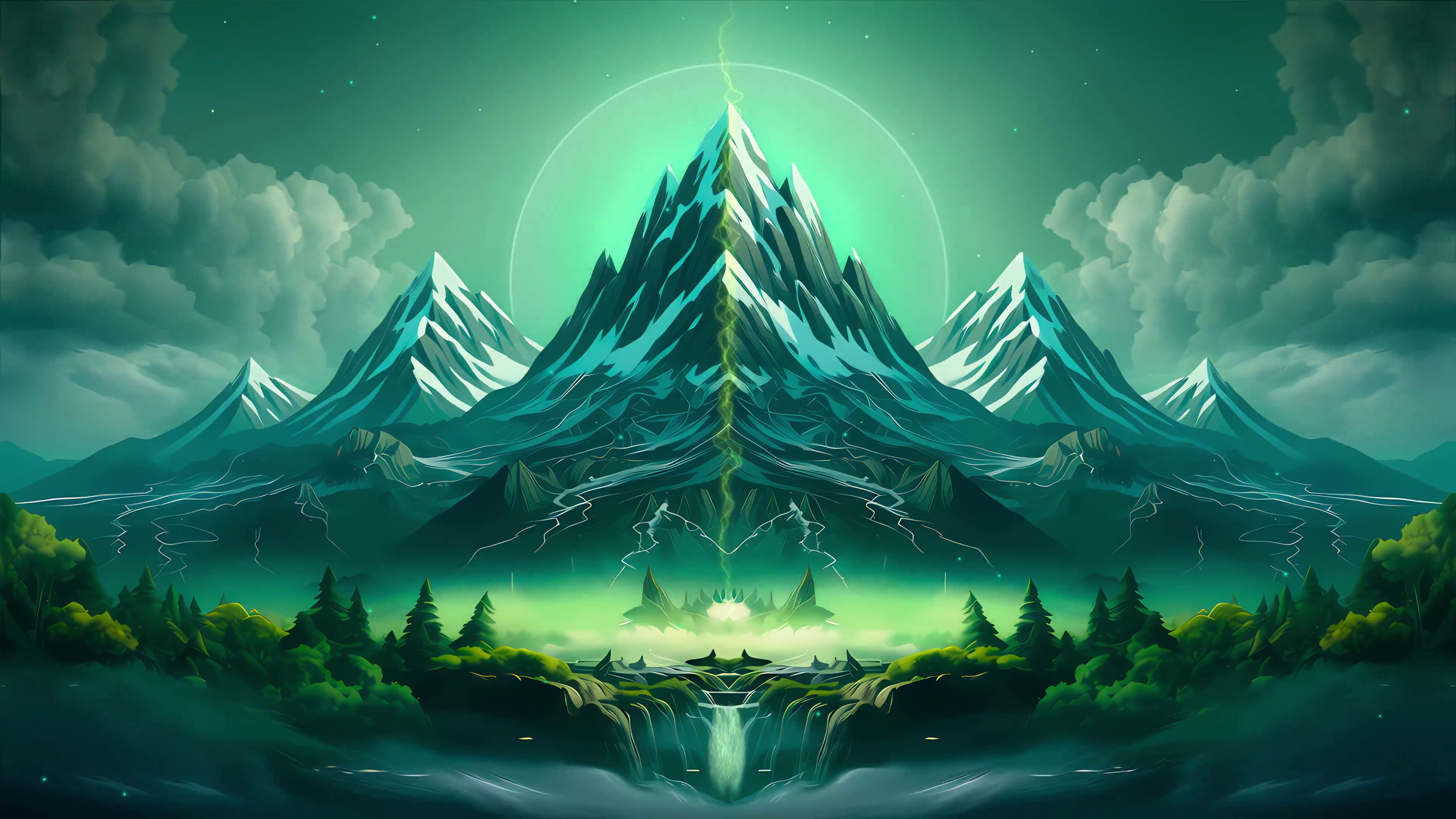 Free video Colorful aesthetic wallpaper Another Planet