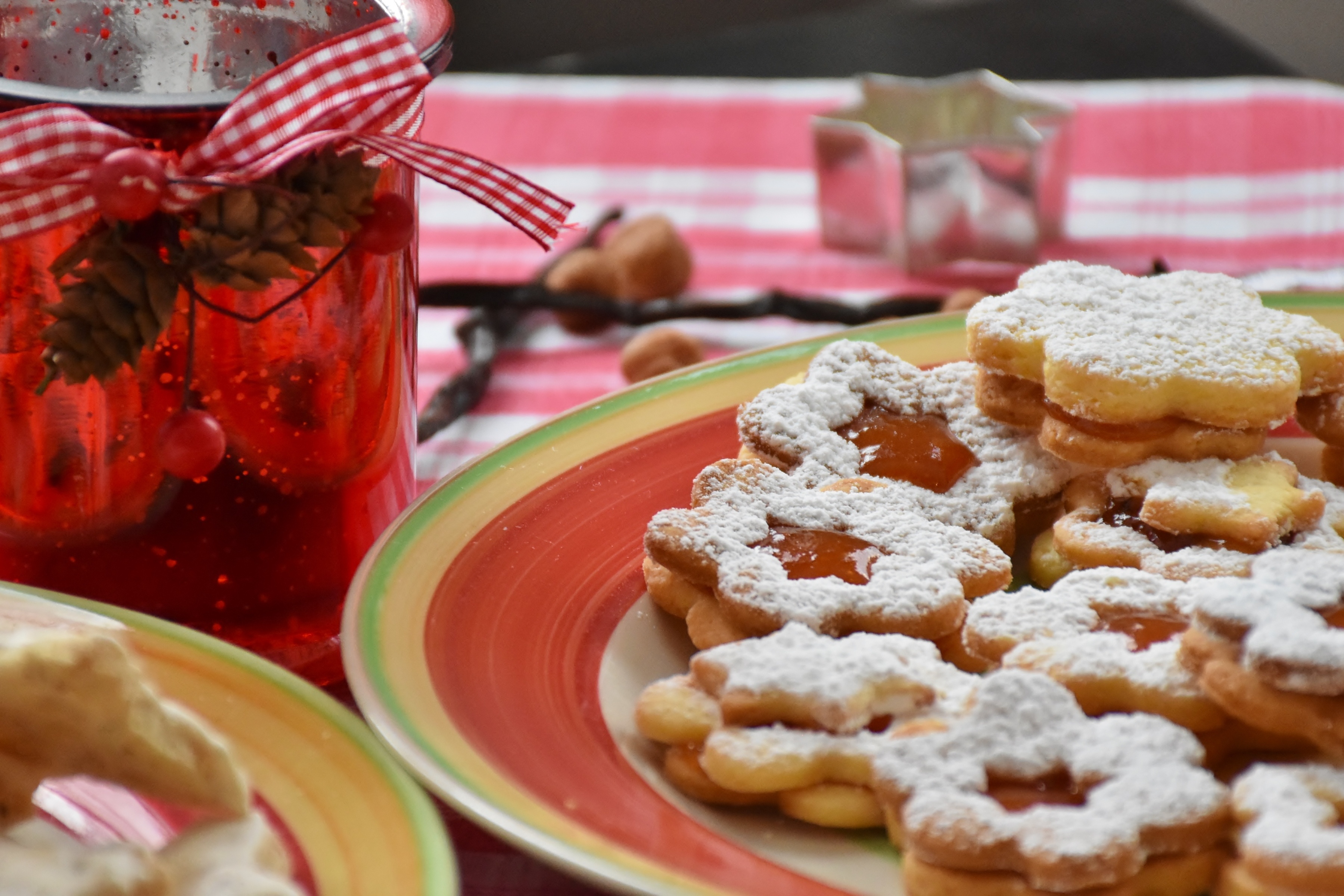 Free photo Delicious cookies with filling