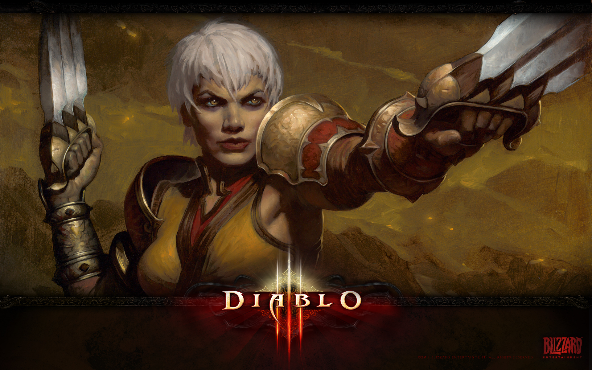 Wallpapers white hair comics girl on the desktop