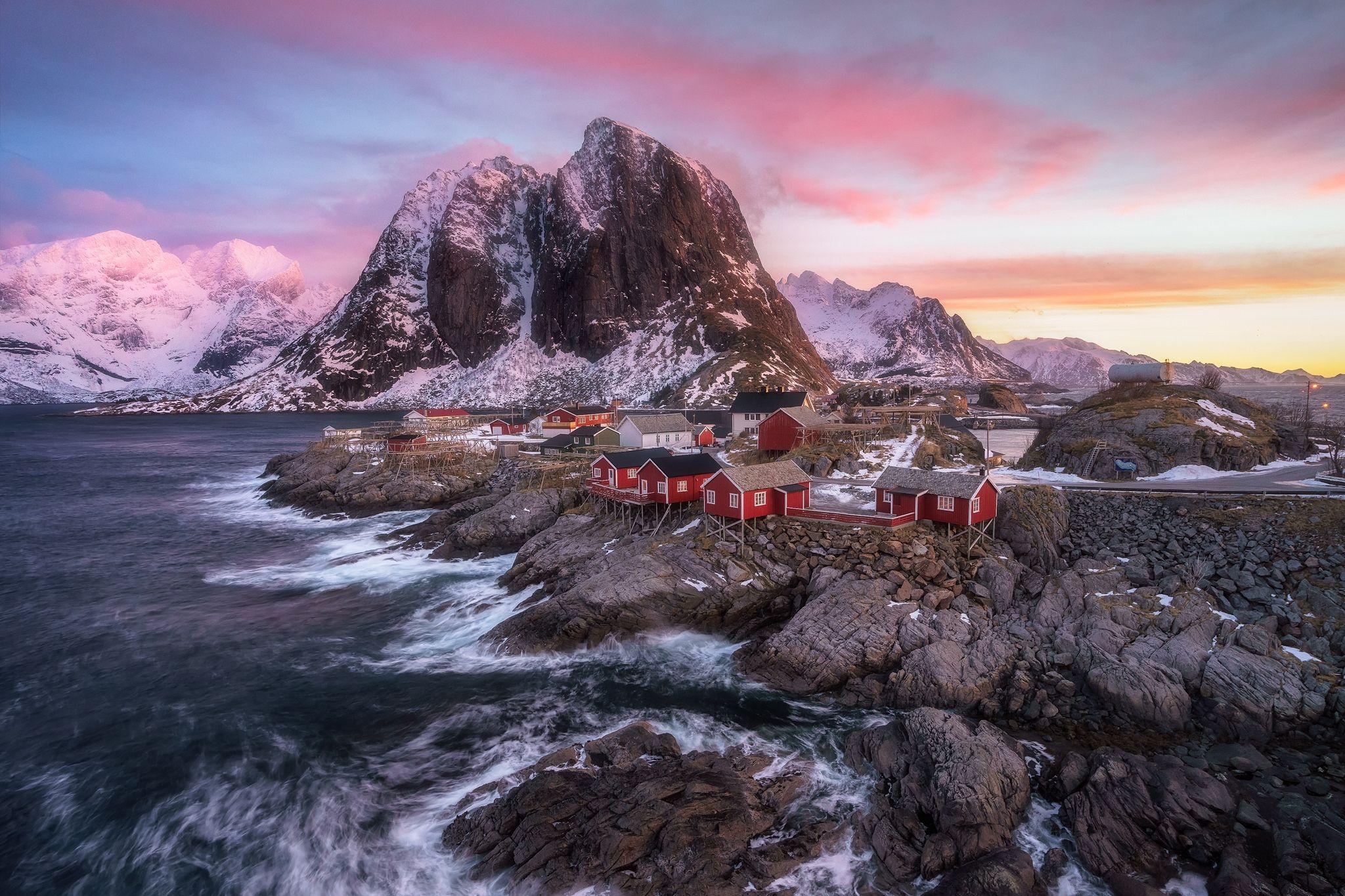 Wallpapers Hamnoy Lofoten Islands Norway on the desktop