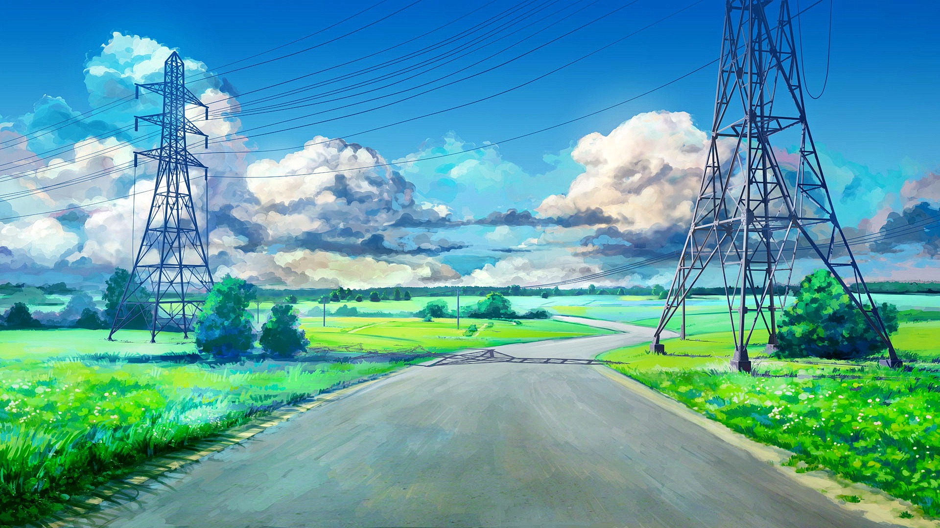 Пейзаж игра бесконечное лето