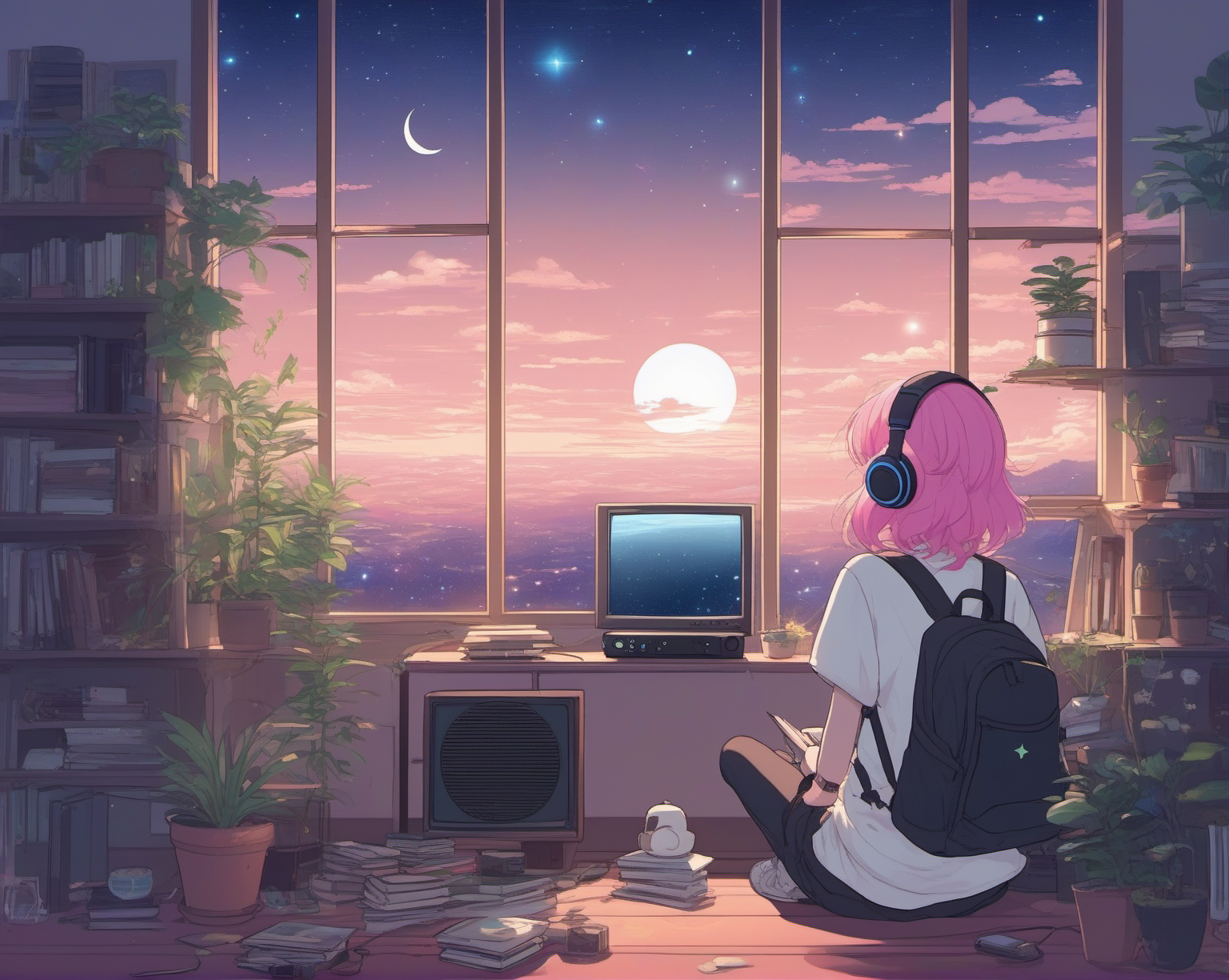 Бесплатное фото Девочка у окна