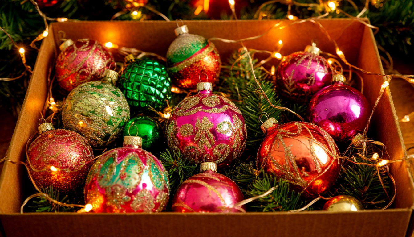 Бесплатное фото Советские елочные игрушки.