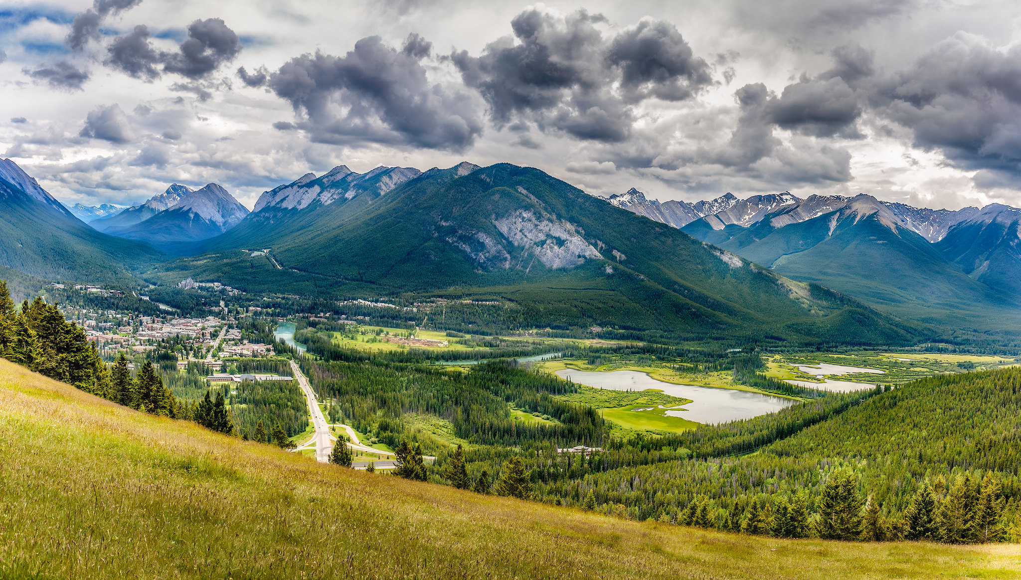 Wallpapers Ville - City Banff Canada on the desktop