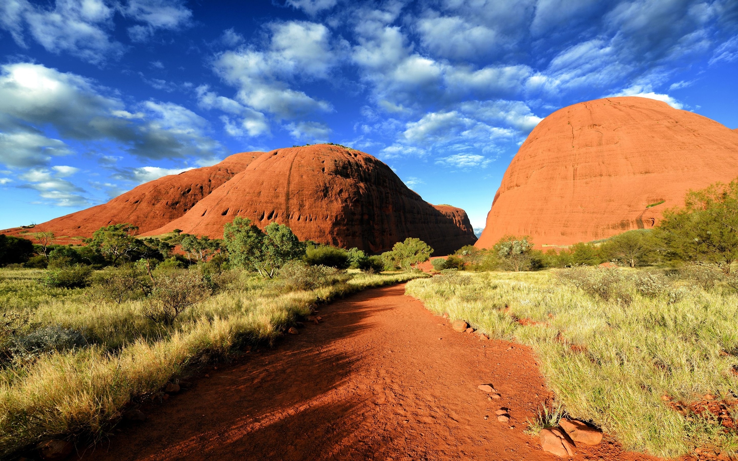 Free photo Rock domes of Kata-Tjuta